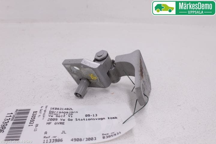 Volkswagen VW GOLF VI 09-13 Dörrgångjärn