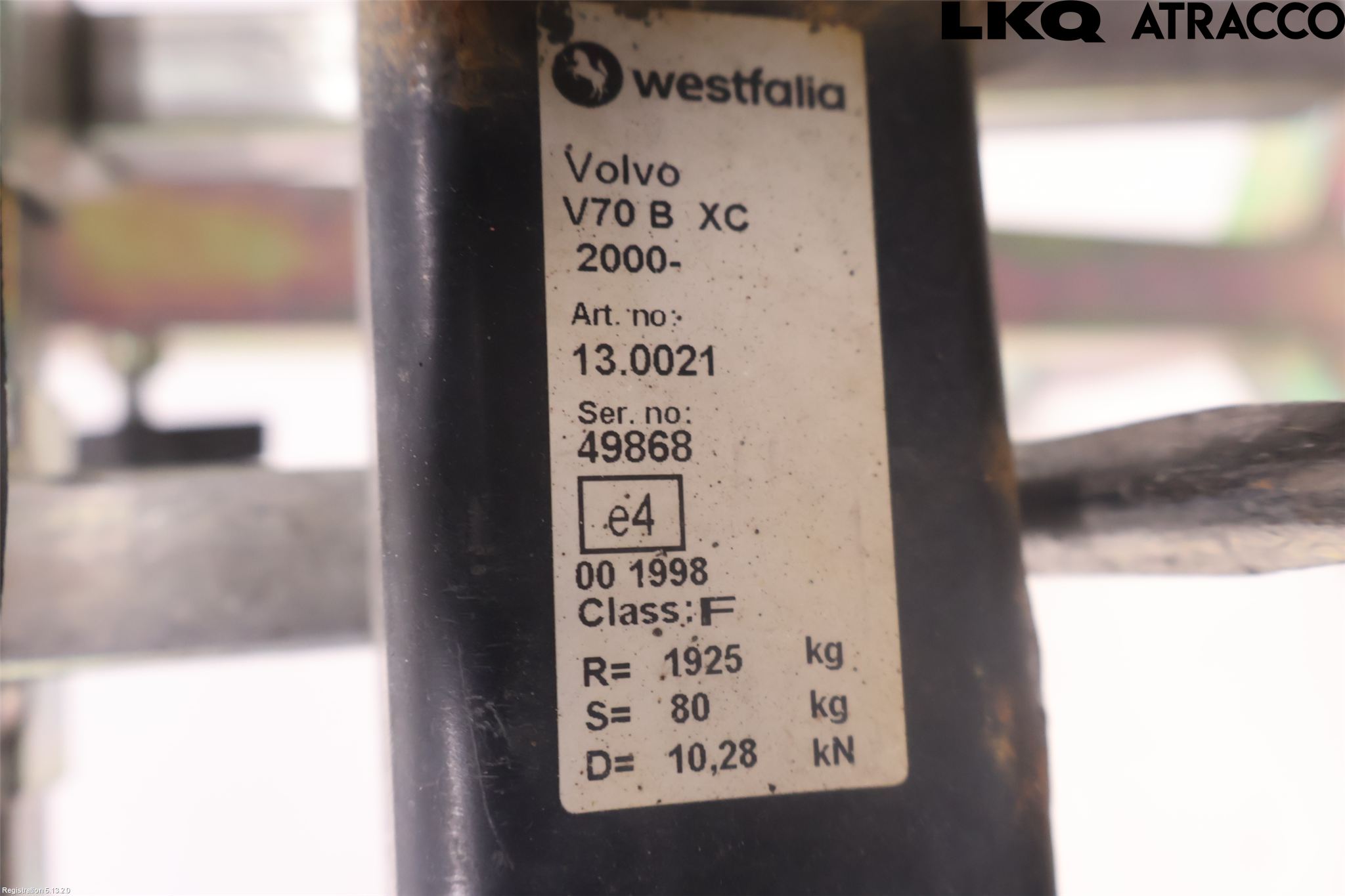 Volvo XC70 05-07 Dragkrok