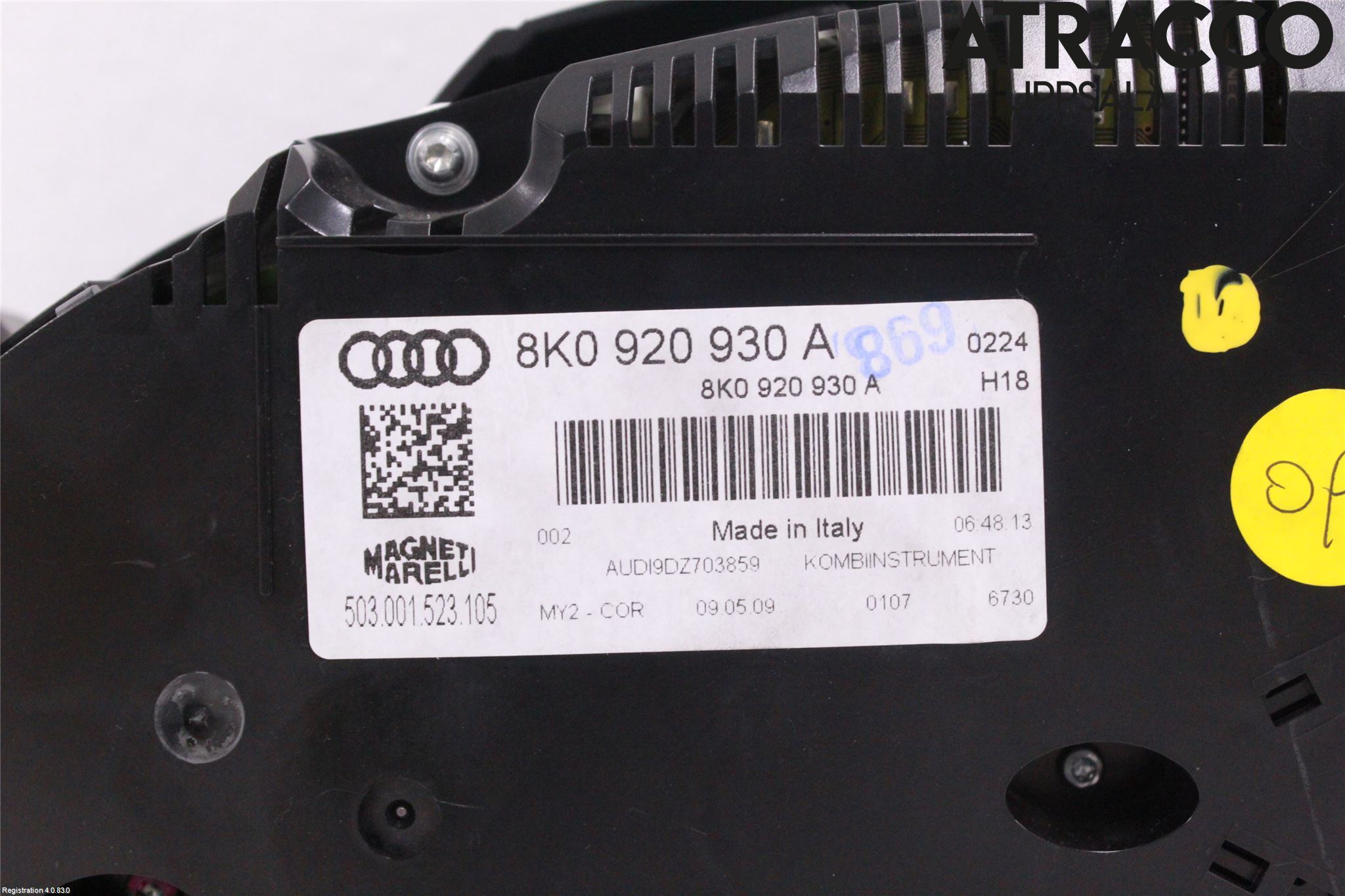 Audi A4/S4 08-11 Instrument Komb