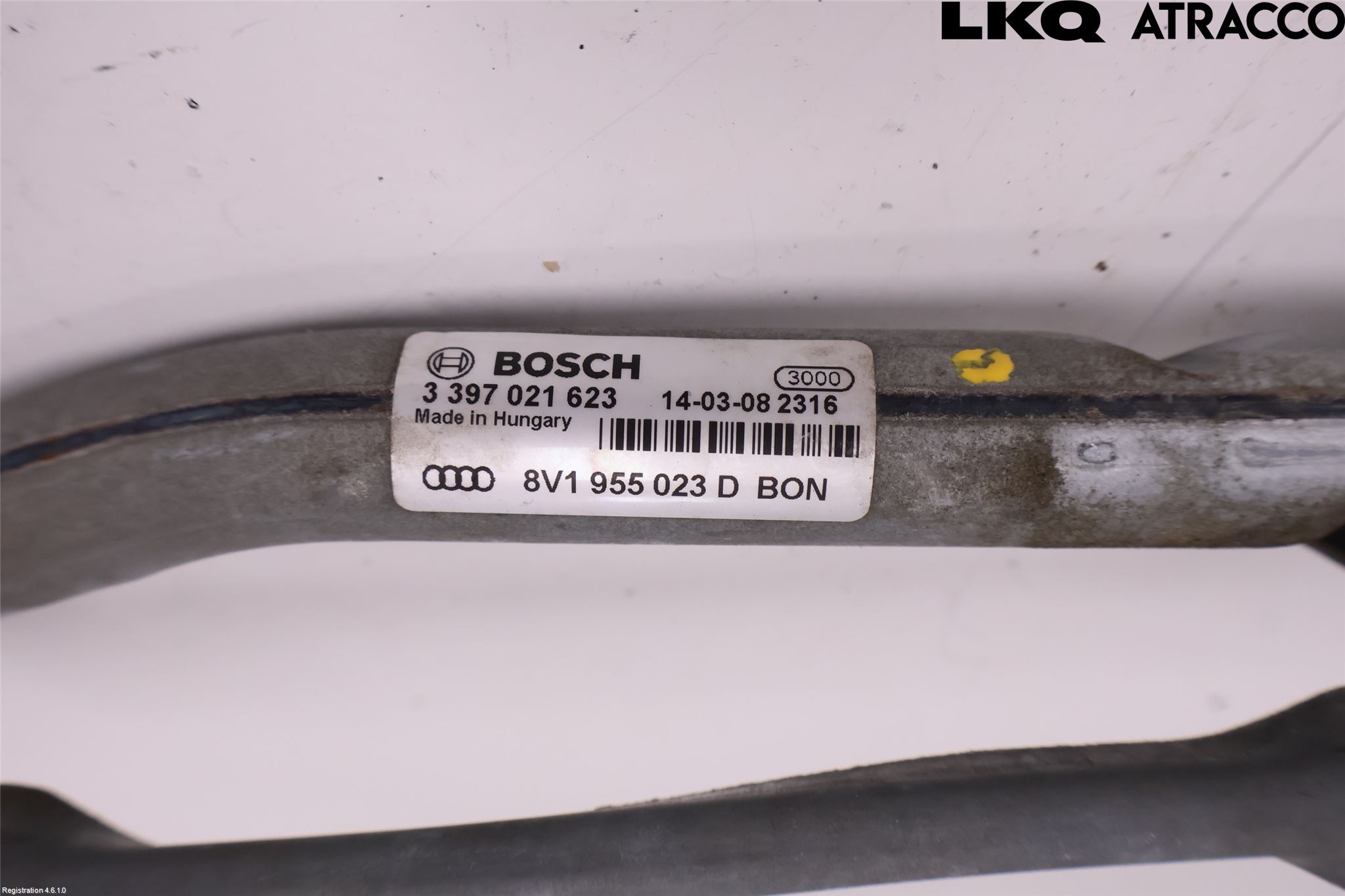 Audi A3/S3 8V 13-20 Torkarmekanism Vindruta