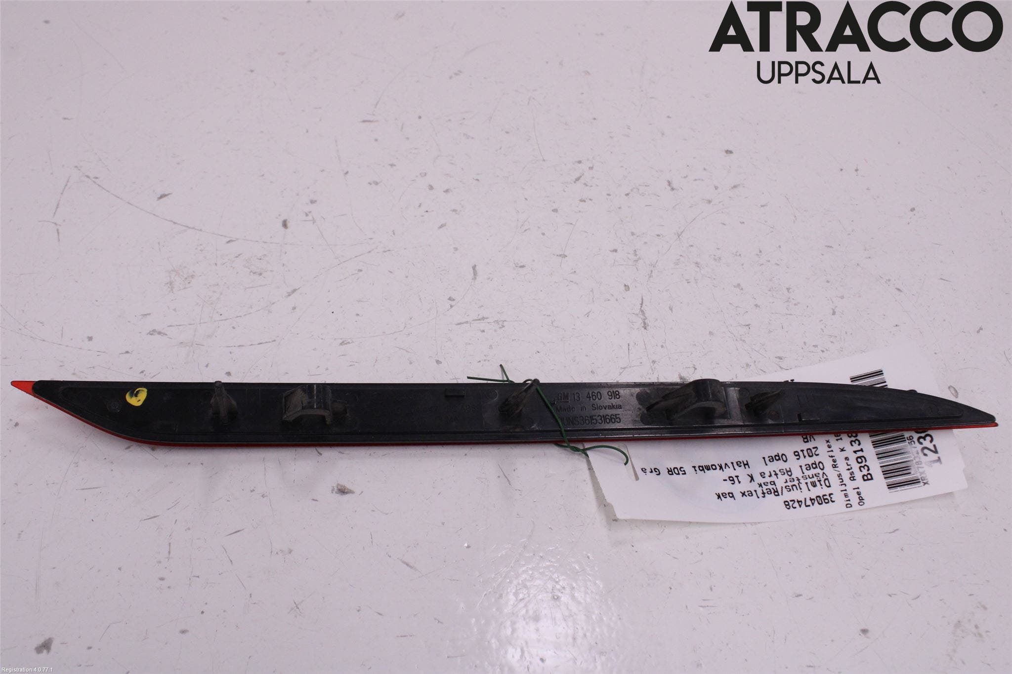 Opel ASTRA K 16-22 Dimljus/Reflex Bak