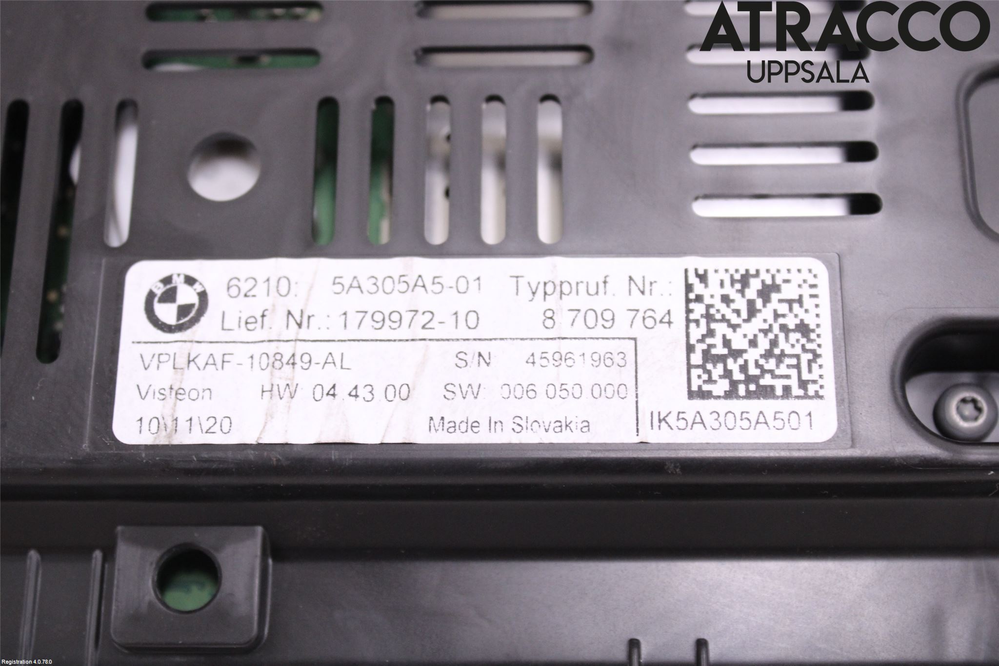 BMW 1 F40 19- Instrument Hast