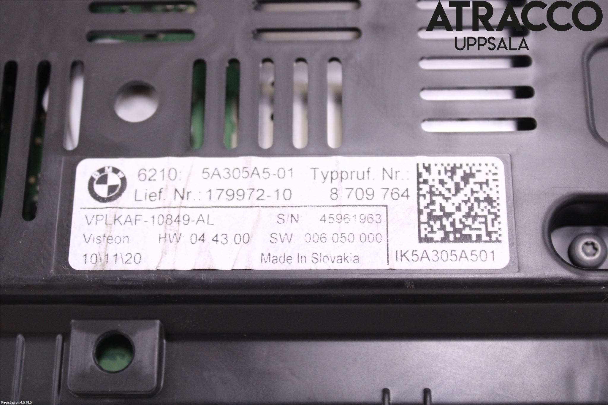 BMW 1 F40 19- Instrument Hast