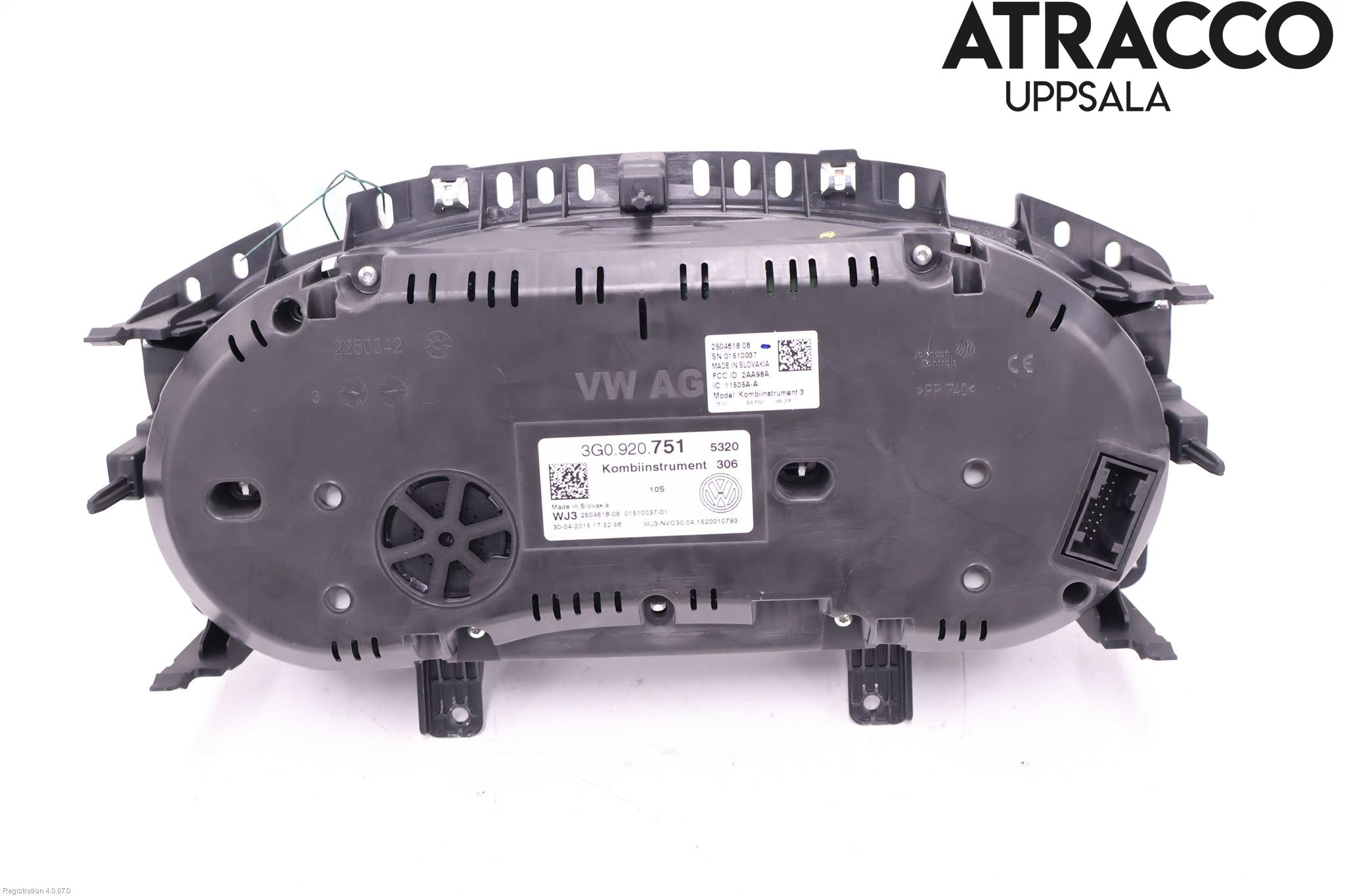 Volkswagen VW PASSAT 15-19 Instrument Komb