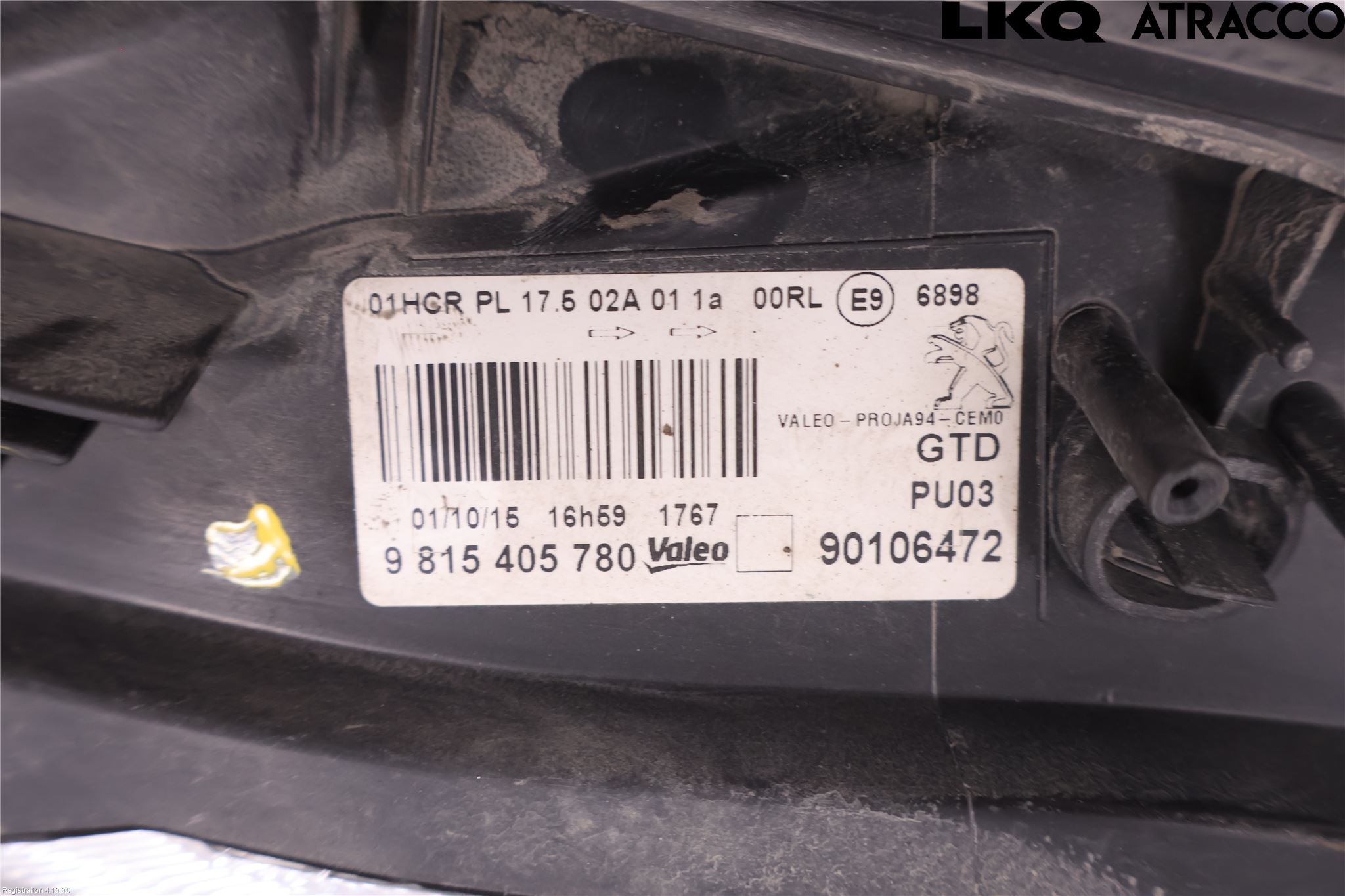 Peugeot 2008 13-20 Strålkastare Vänster