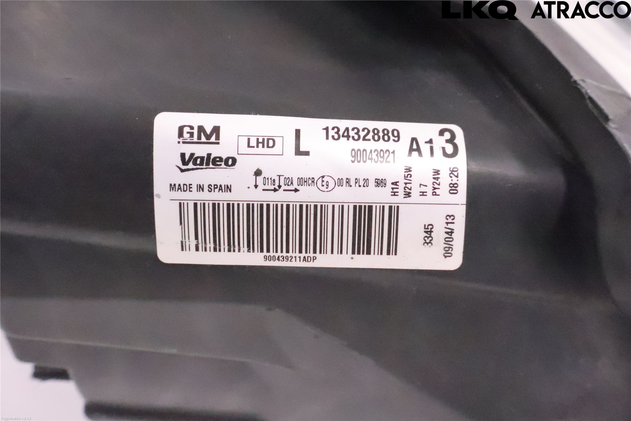 Opel CORSA D 07-14 Strålkastare Vänster