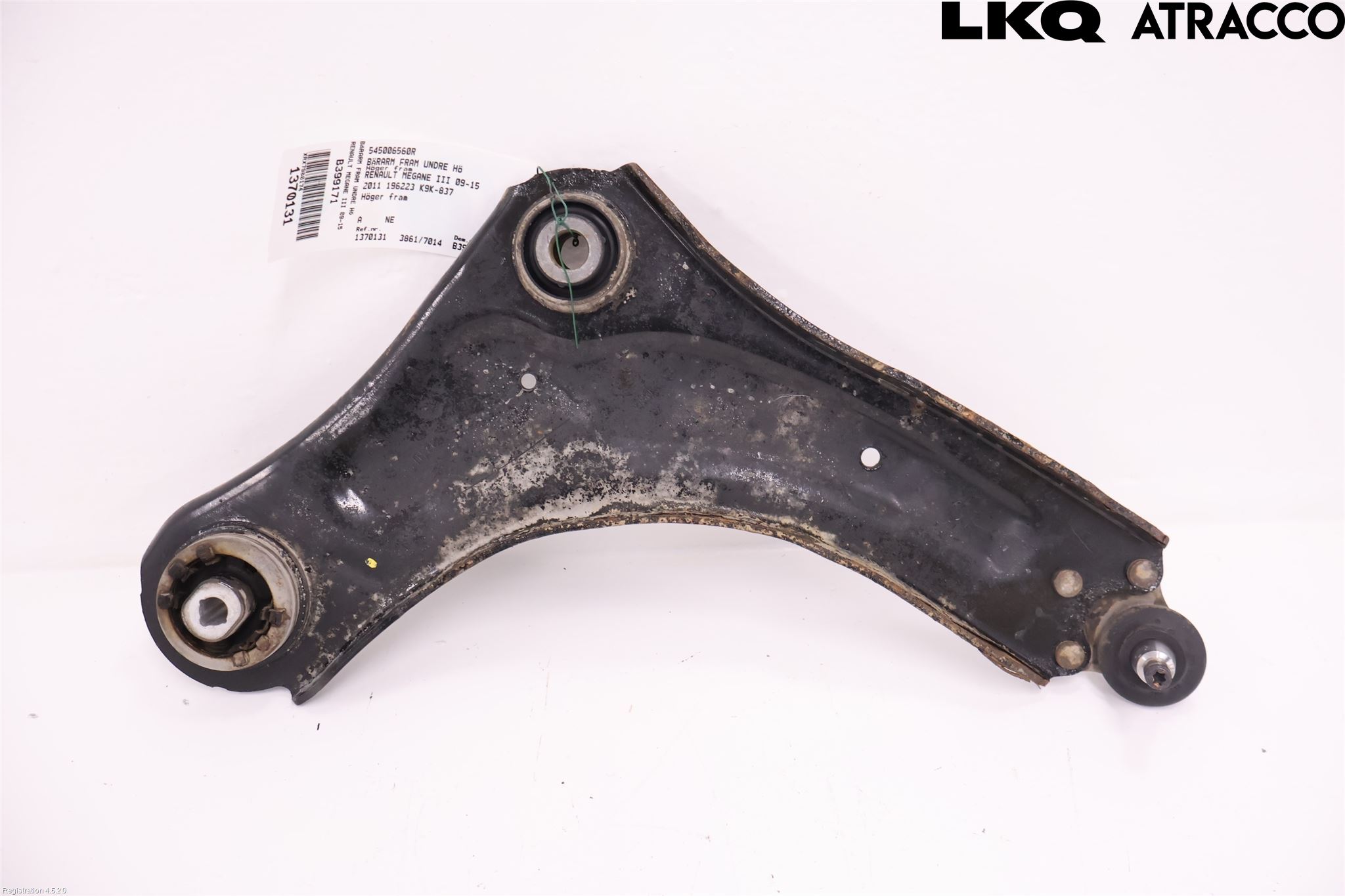 Renault MEGANE III 09-15 Bärarm Fram Undre Hö