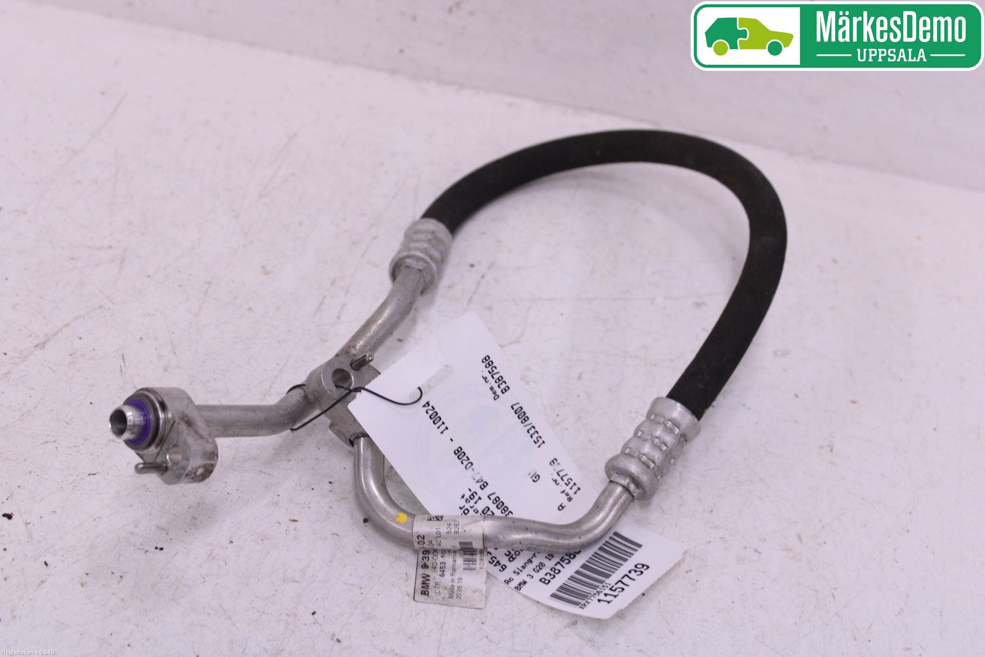 BMW 3 G20/G21/G80/G81 19- Ac Slang-Rör