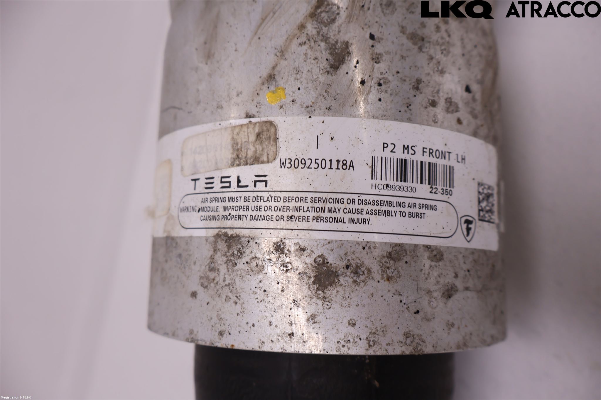 Tesla MODEL S 13- Fjäderben Fram Vänster