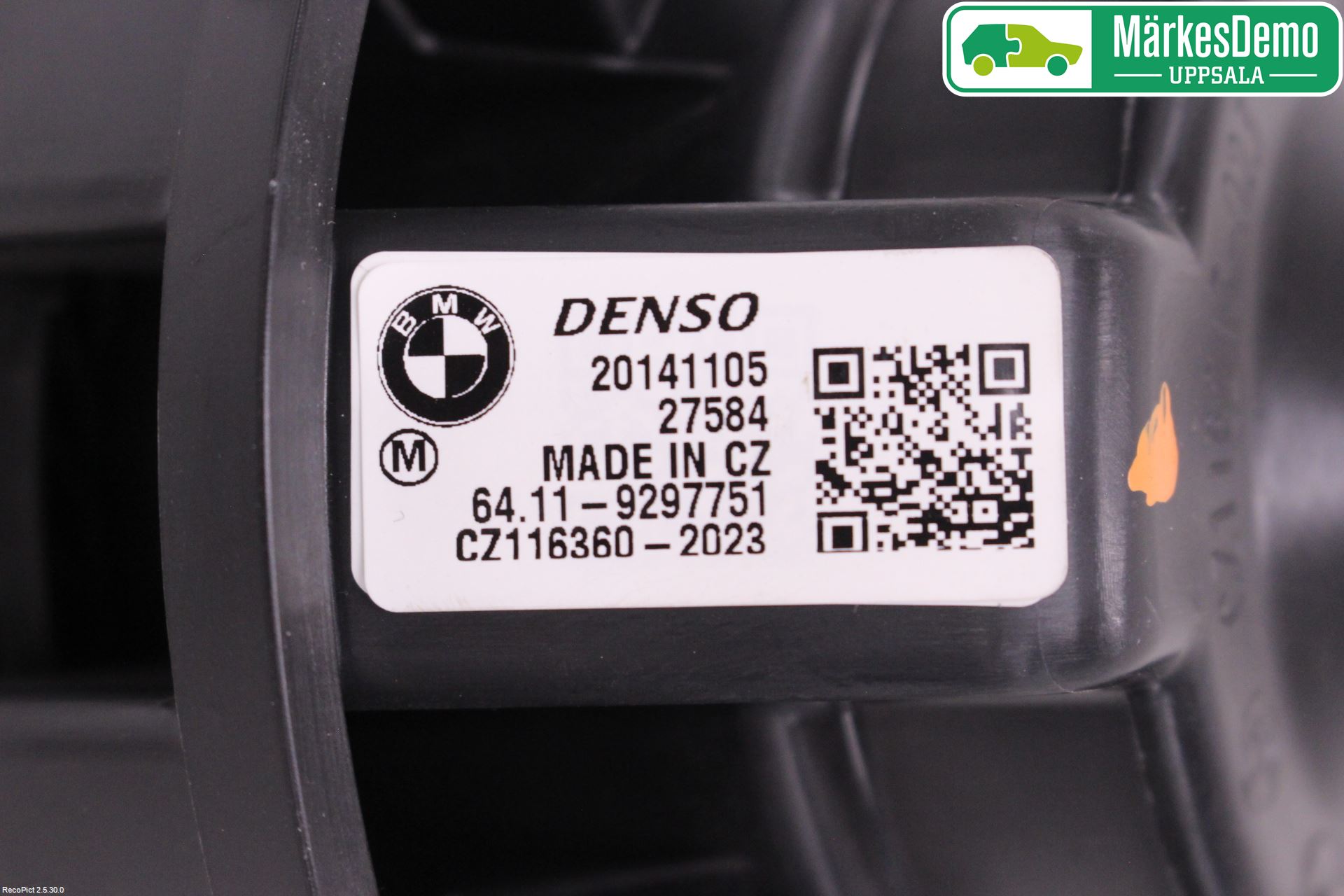 BMW i3 I01 13-22 Värmefläkt