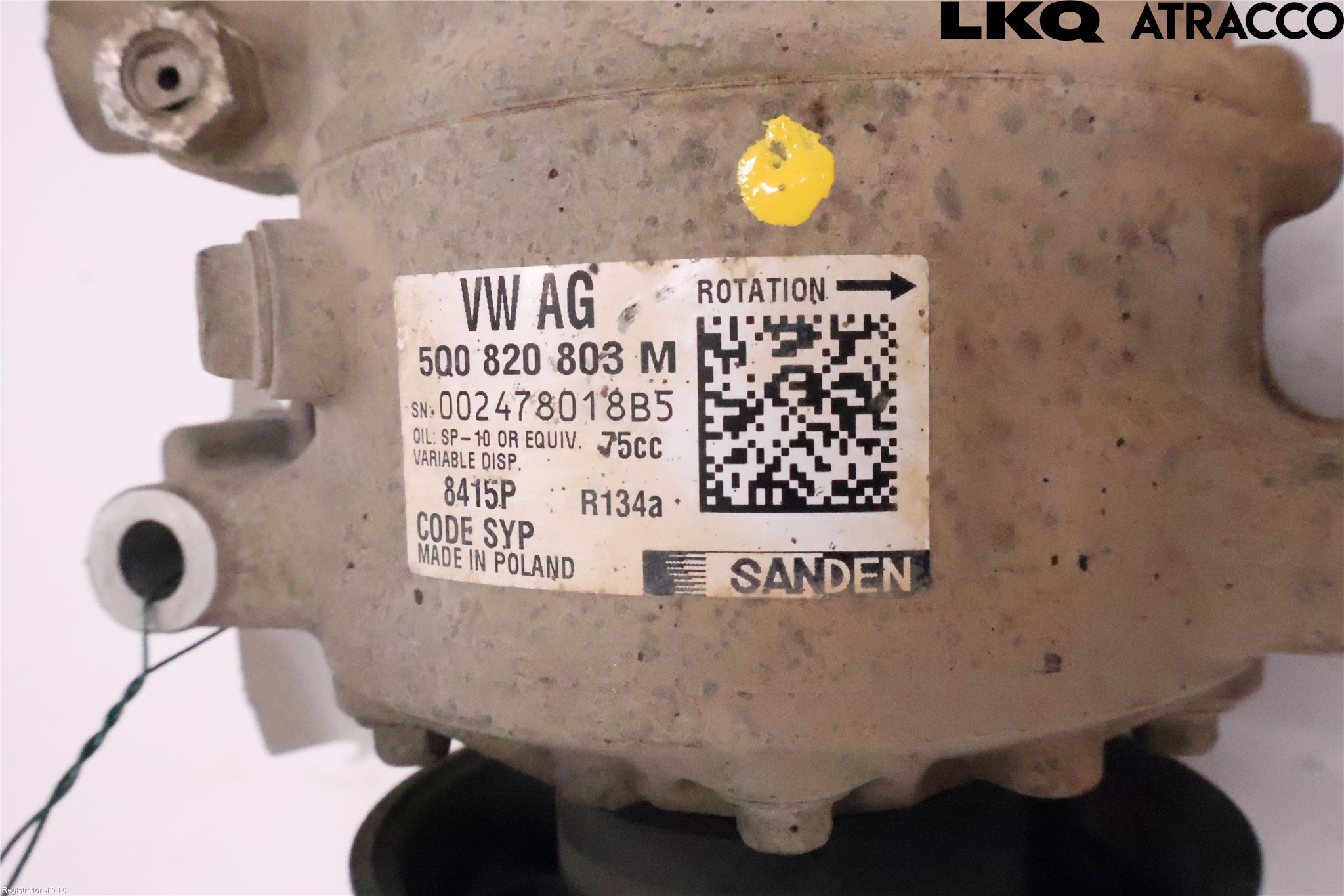 Volkswagen VW CADDY 16-20 Ac Kompressor