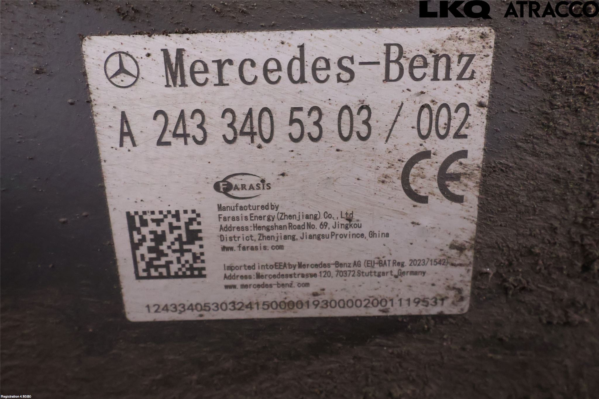 Mercedes-Benz MB EQB (X243) 22- Batteri Högspänning