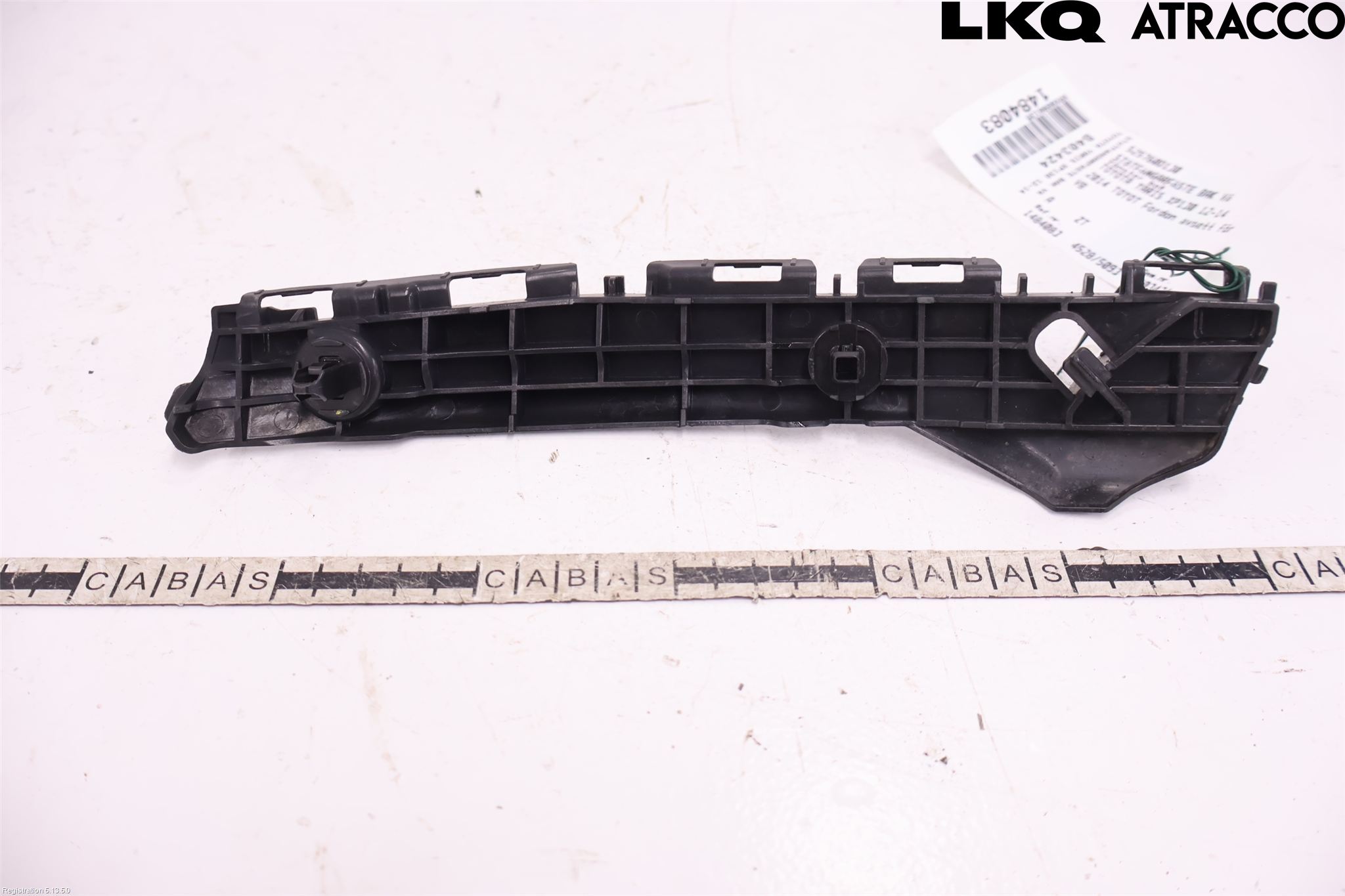 Toyota YARIS XP130 12-14 Stötfångarfäste Bak Vä