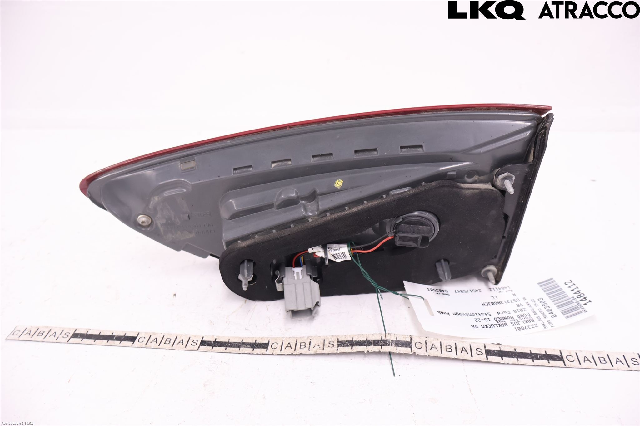 Ford MONDEO 15-22 Bakljus Lucka Vä