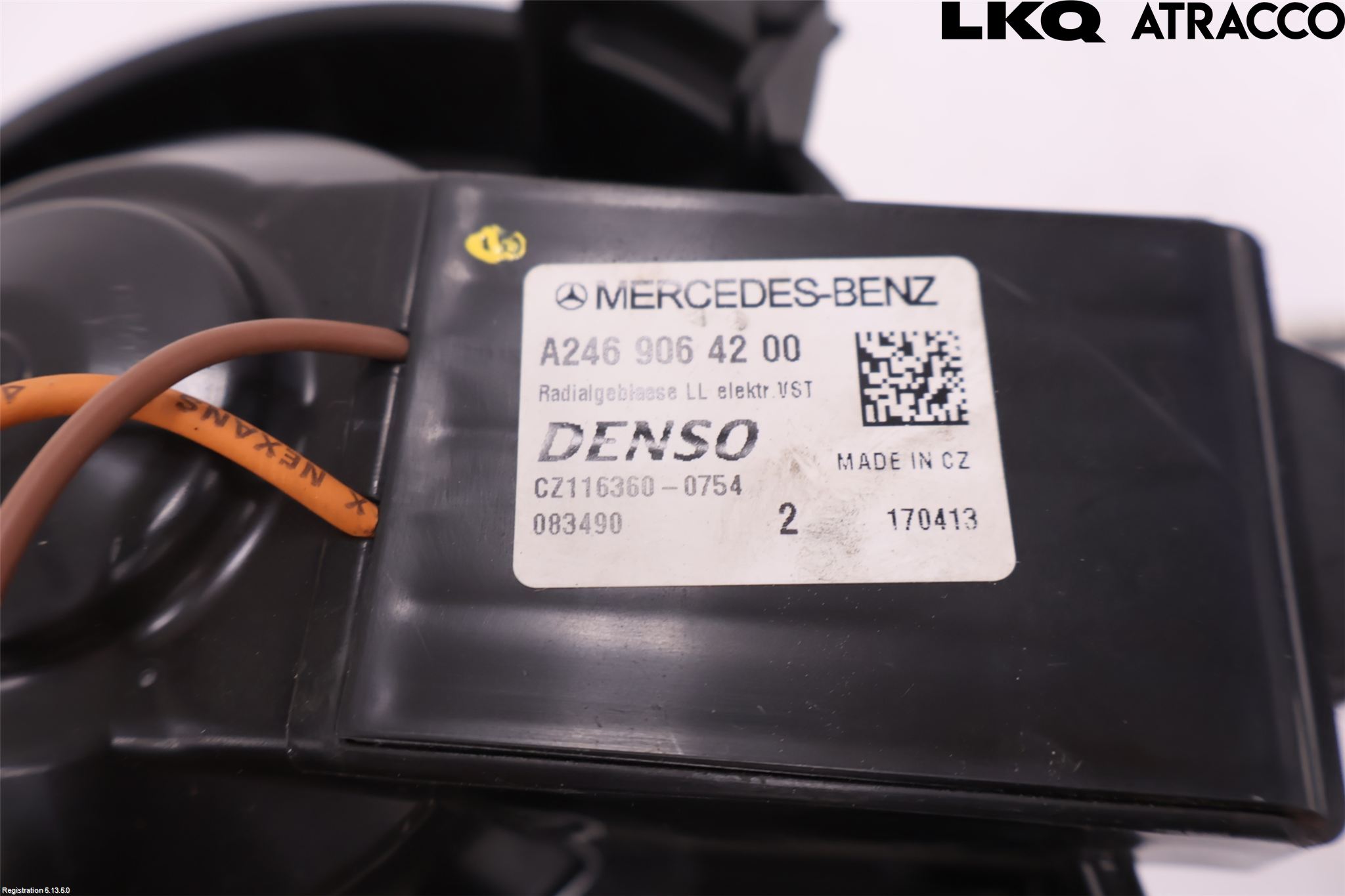Mercedes-Benz MB B-KLASS (W246/W242) 12-19 Värmefläkt