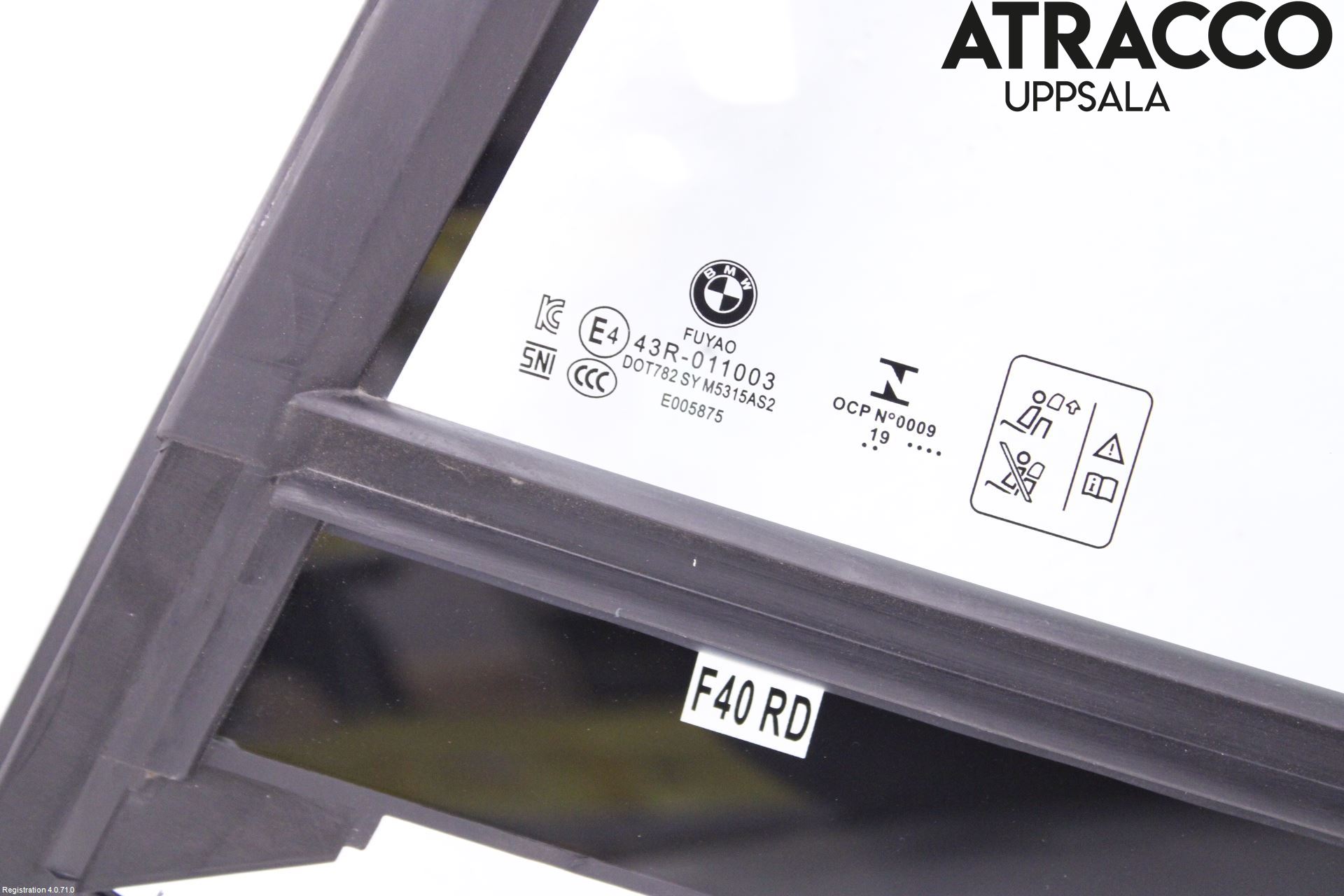 BMW 1 F40 19- Dörruta Bak Lilla Vä