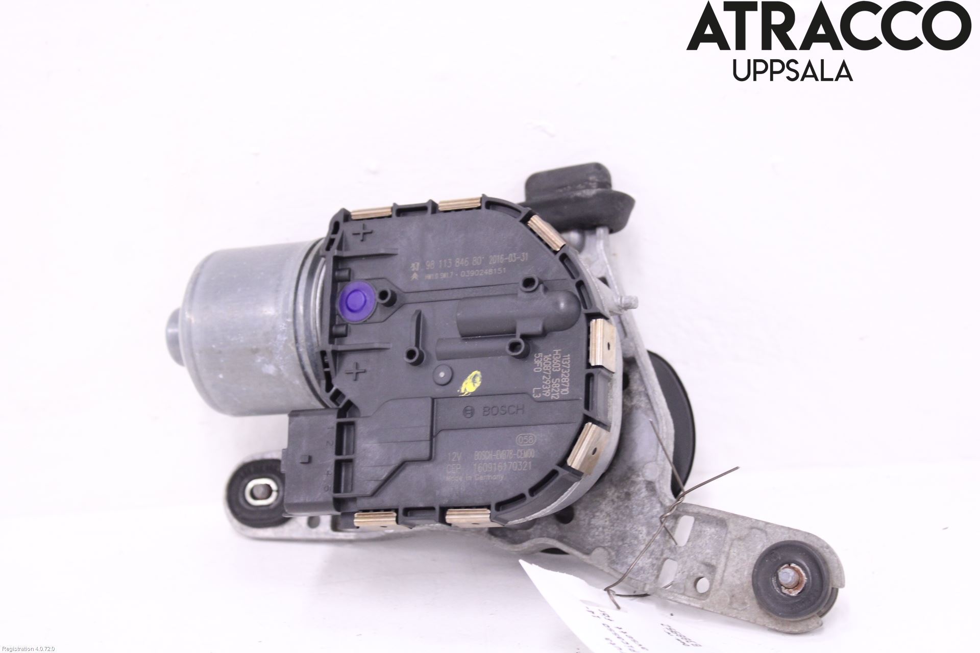 Citroen C4 GRAND PICASSO 14-18 Torkarmotor Vindruta