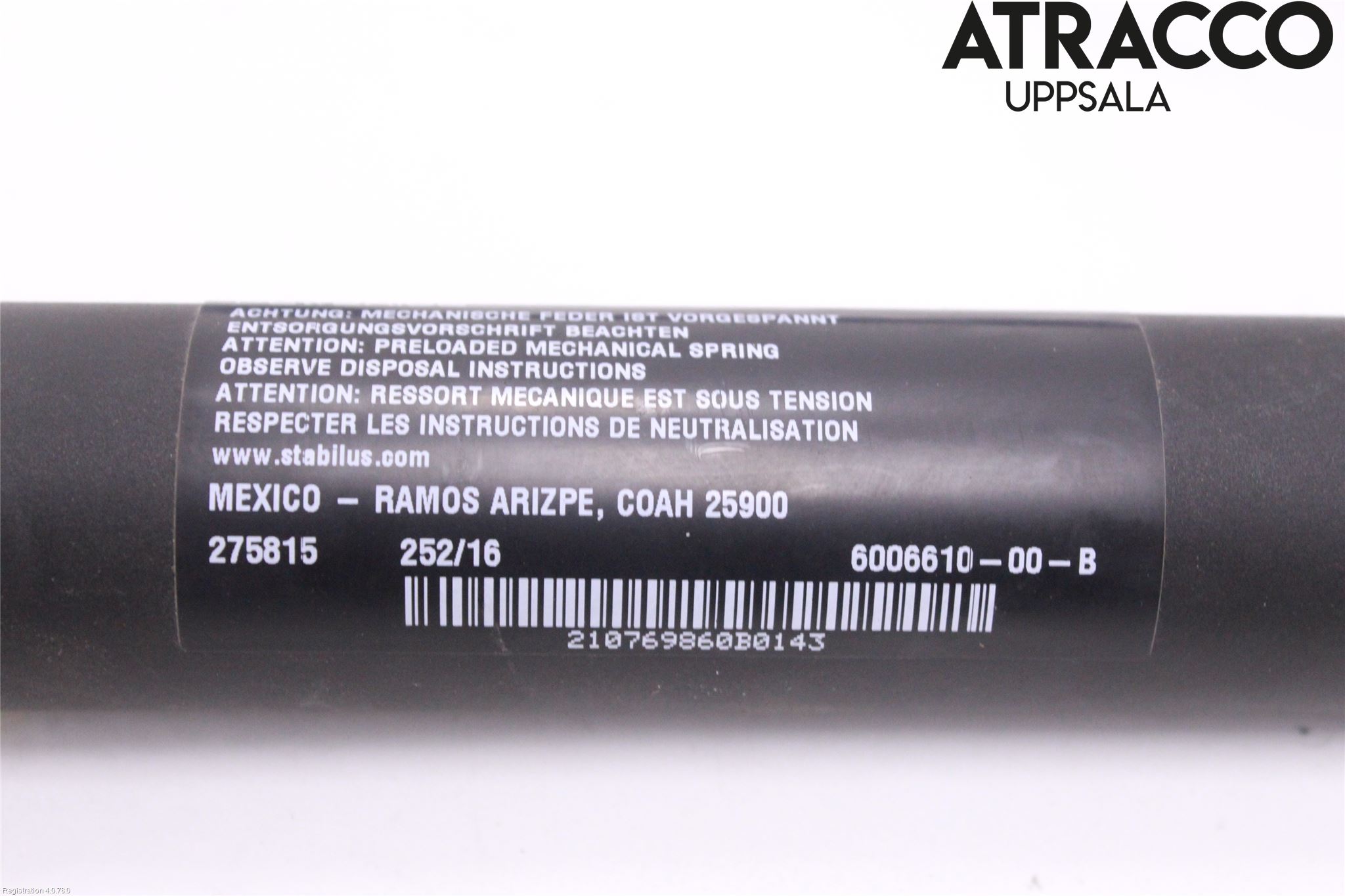 Tesla MODEL S 13- Gasfjäder Baklucka