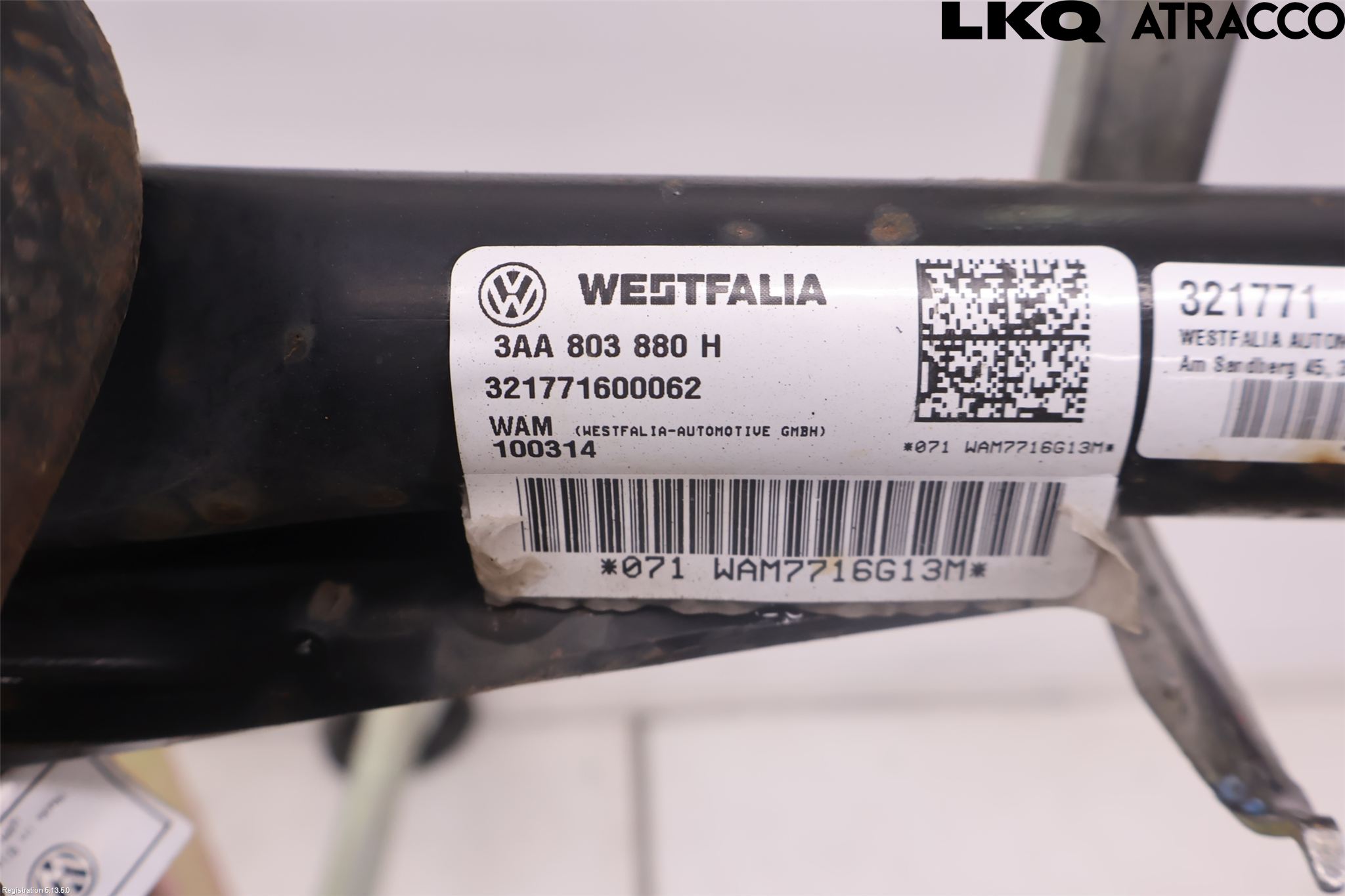 Volkswagen VW PASSAT 11-14 Dragkrok