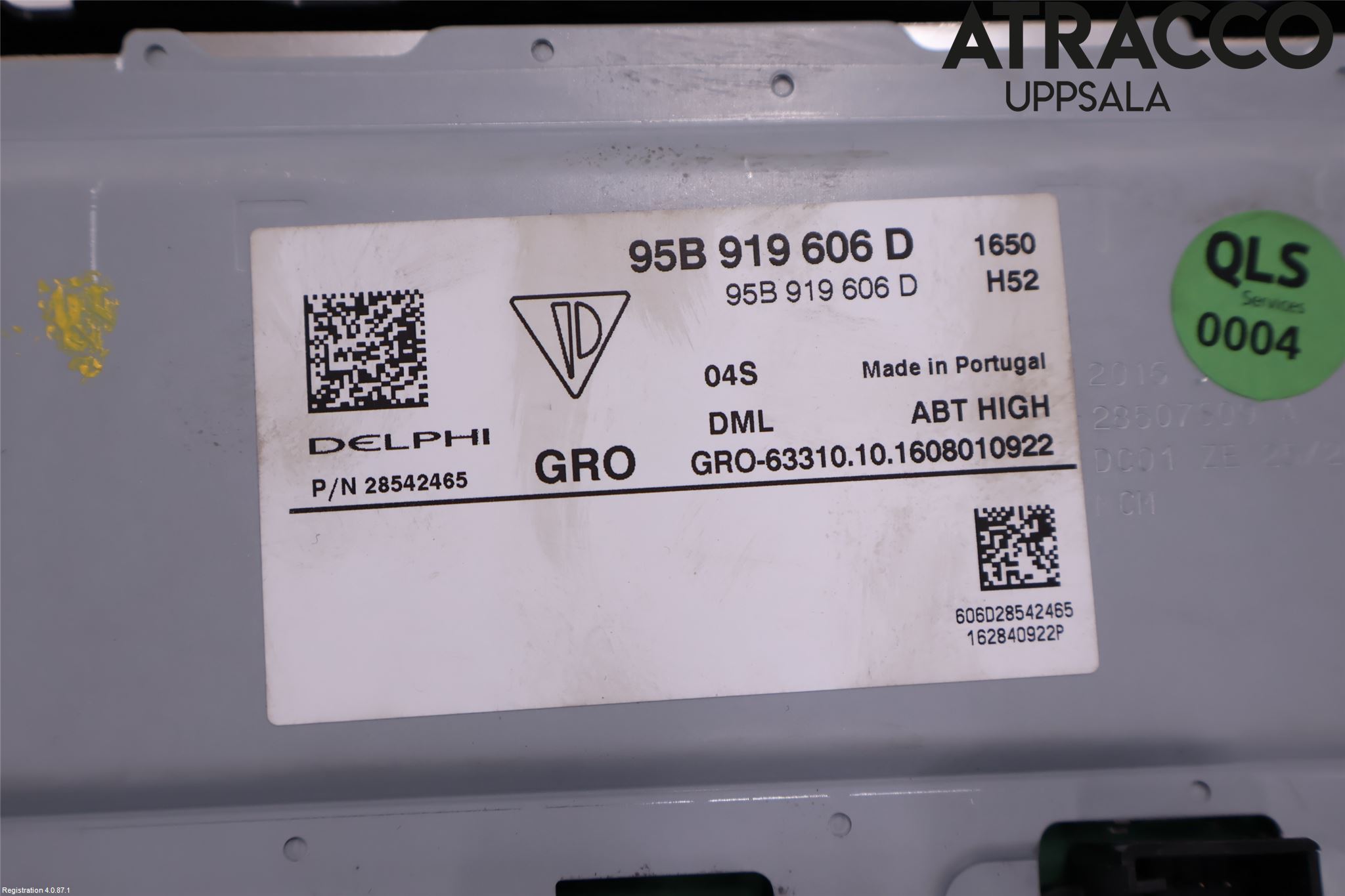 Porsche MACAN/EV 14- Bildskärm