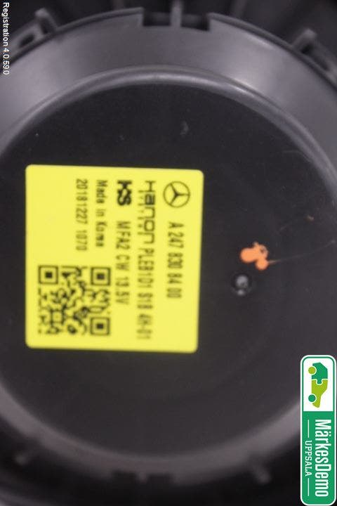 Mercedes-Benz MB A-KLASS (W177) 18- Värmefläkt