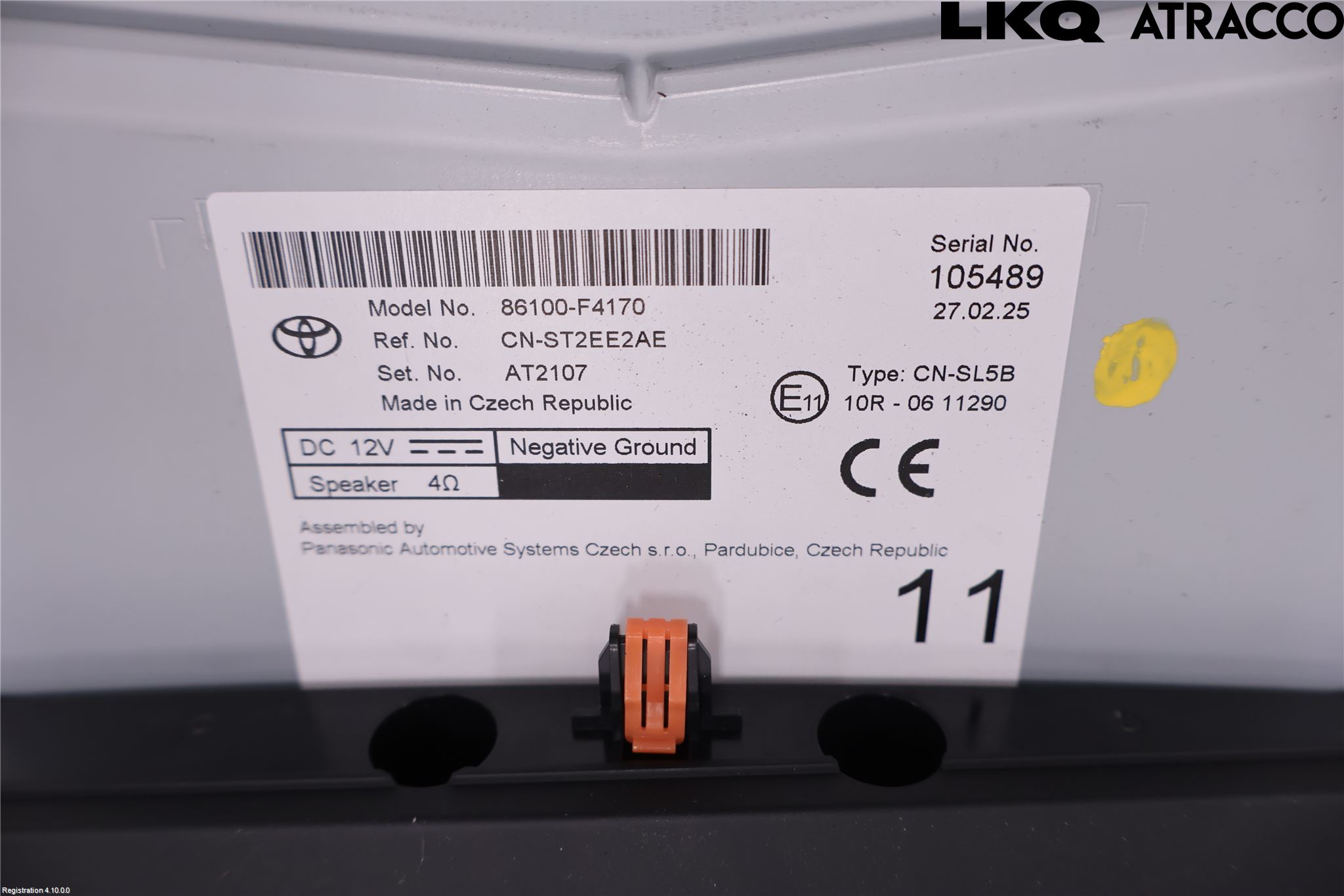 Toyota C-HR 24- Cd Radio - Multimediapanel
