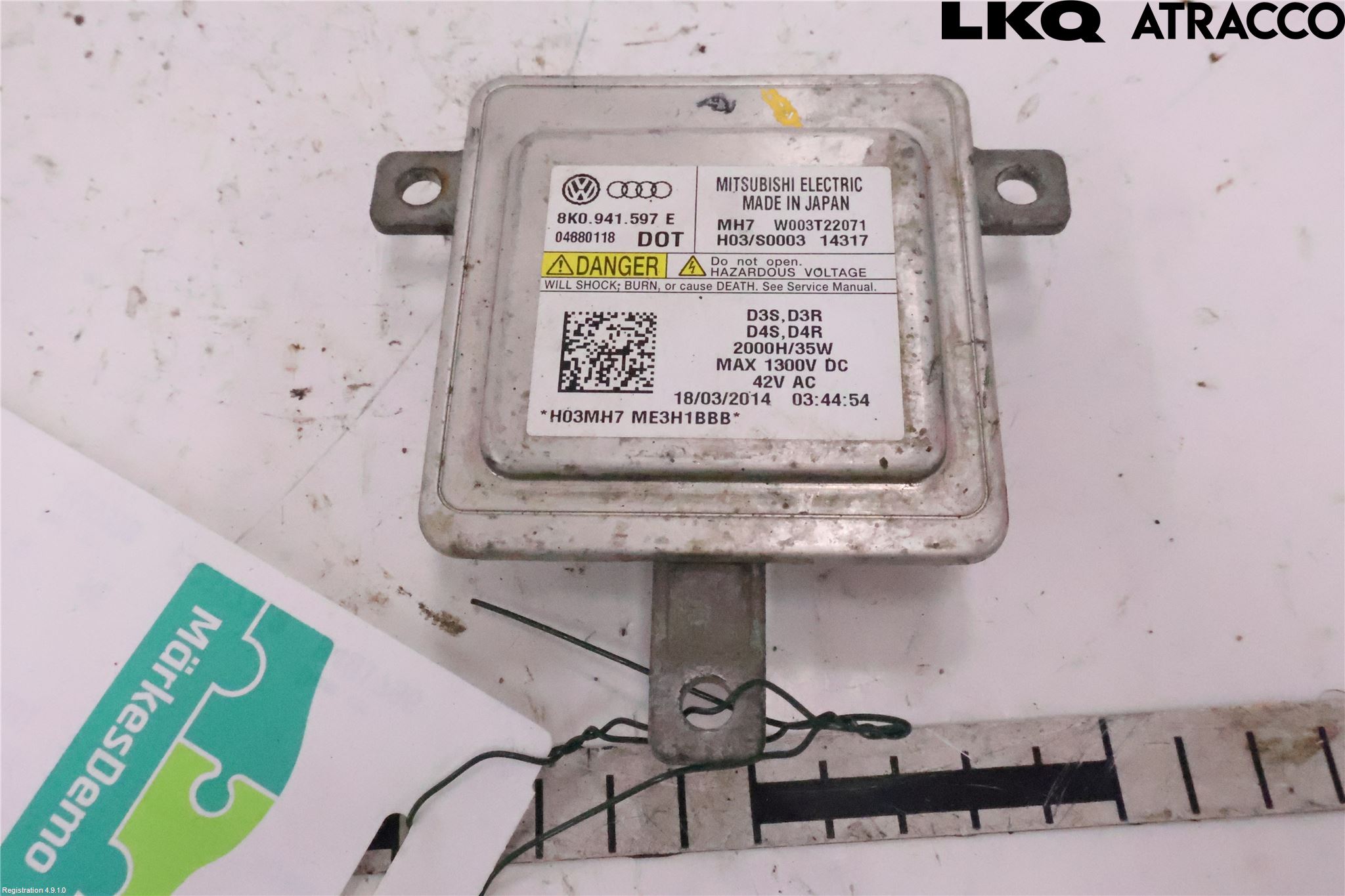 Audi A4 12-15 Styrenhet Strålkastare