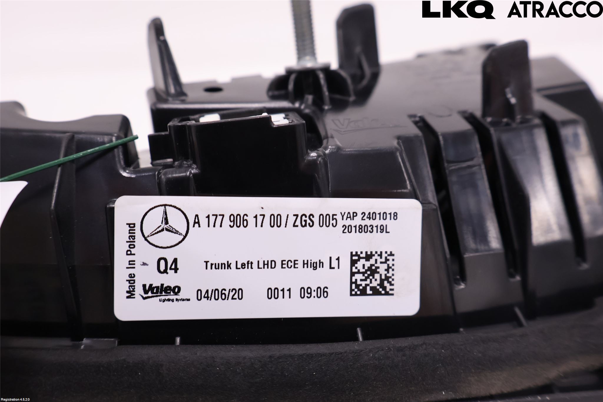 Mercedes-Benz MB A-KLASS (W177) 18- Bakljus Lucka Vä