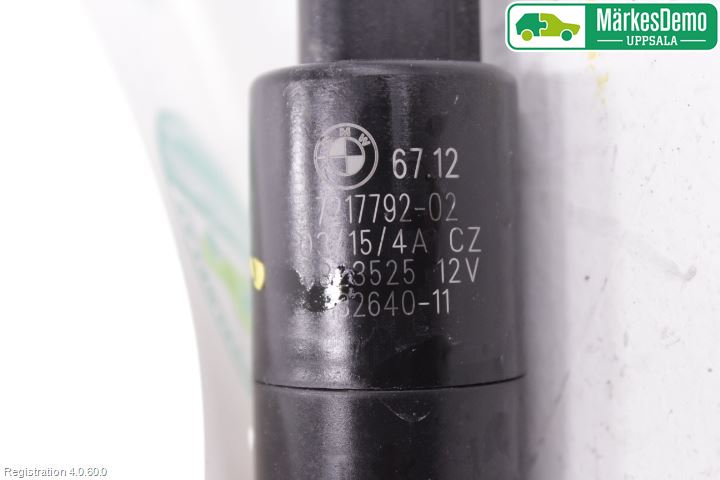 BMW X4 F26 14-18 Spolarpump Högtryck