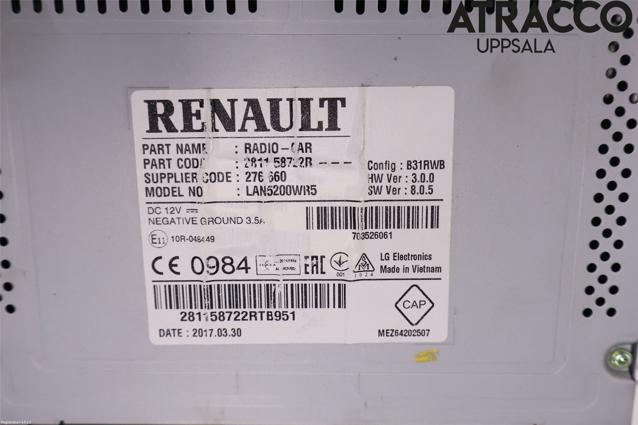 Opel VIVARO 15-19 Cd Radio - Multimediapanel