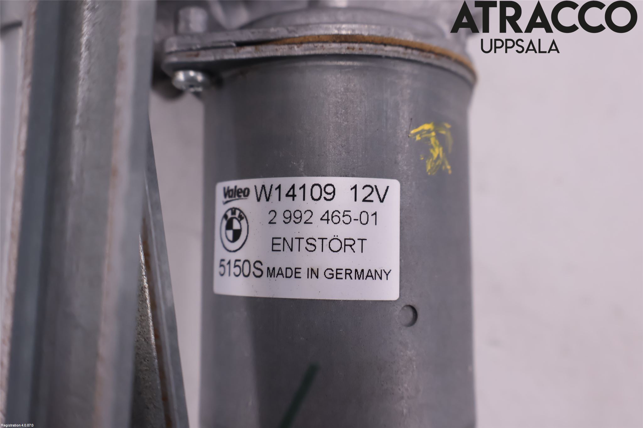 BMW X1 E84 10-15 Torkarmekanism Vindruta