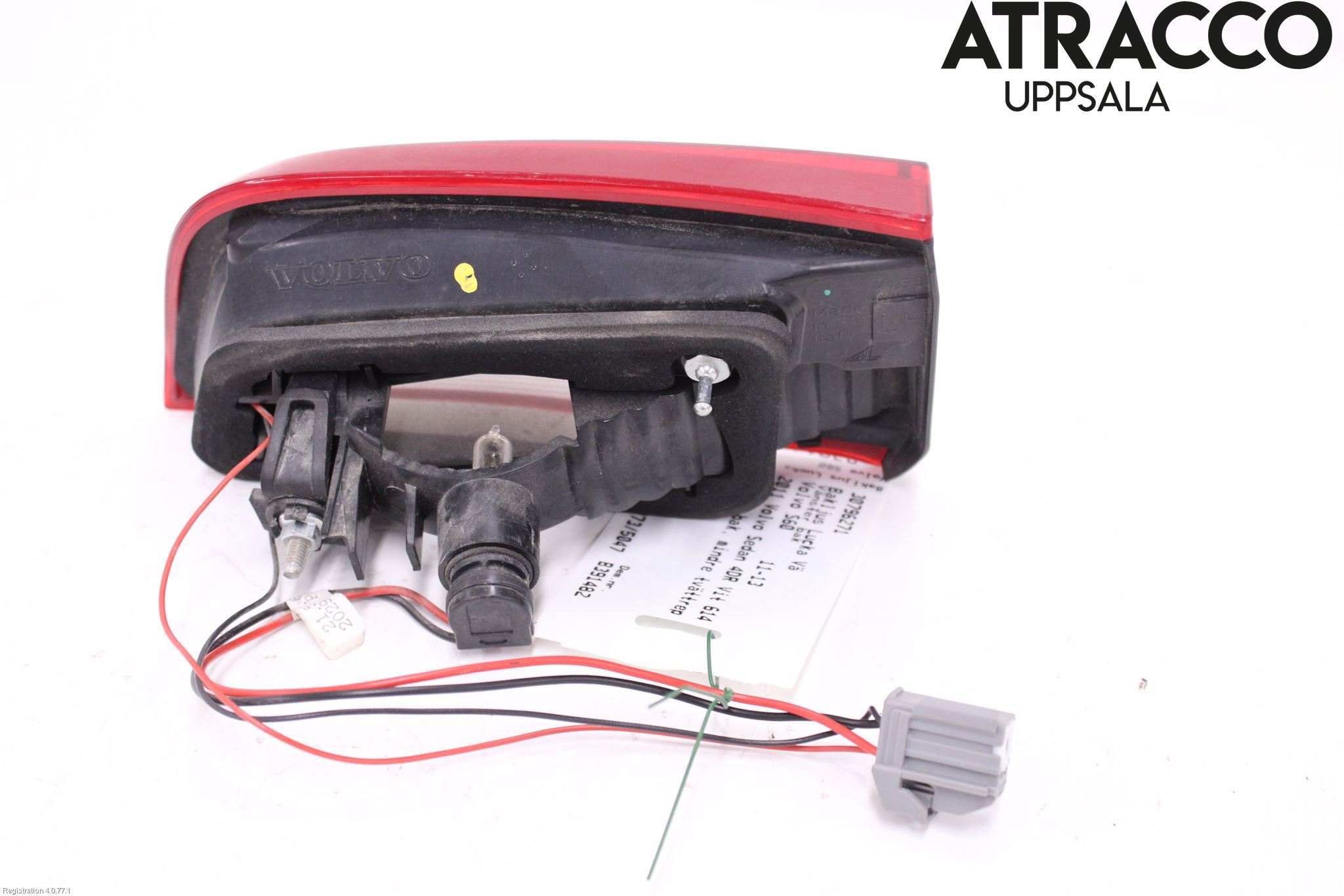 Volvo S60 11-13 Bakljus Lucka Vä