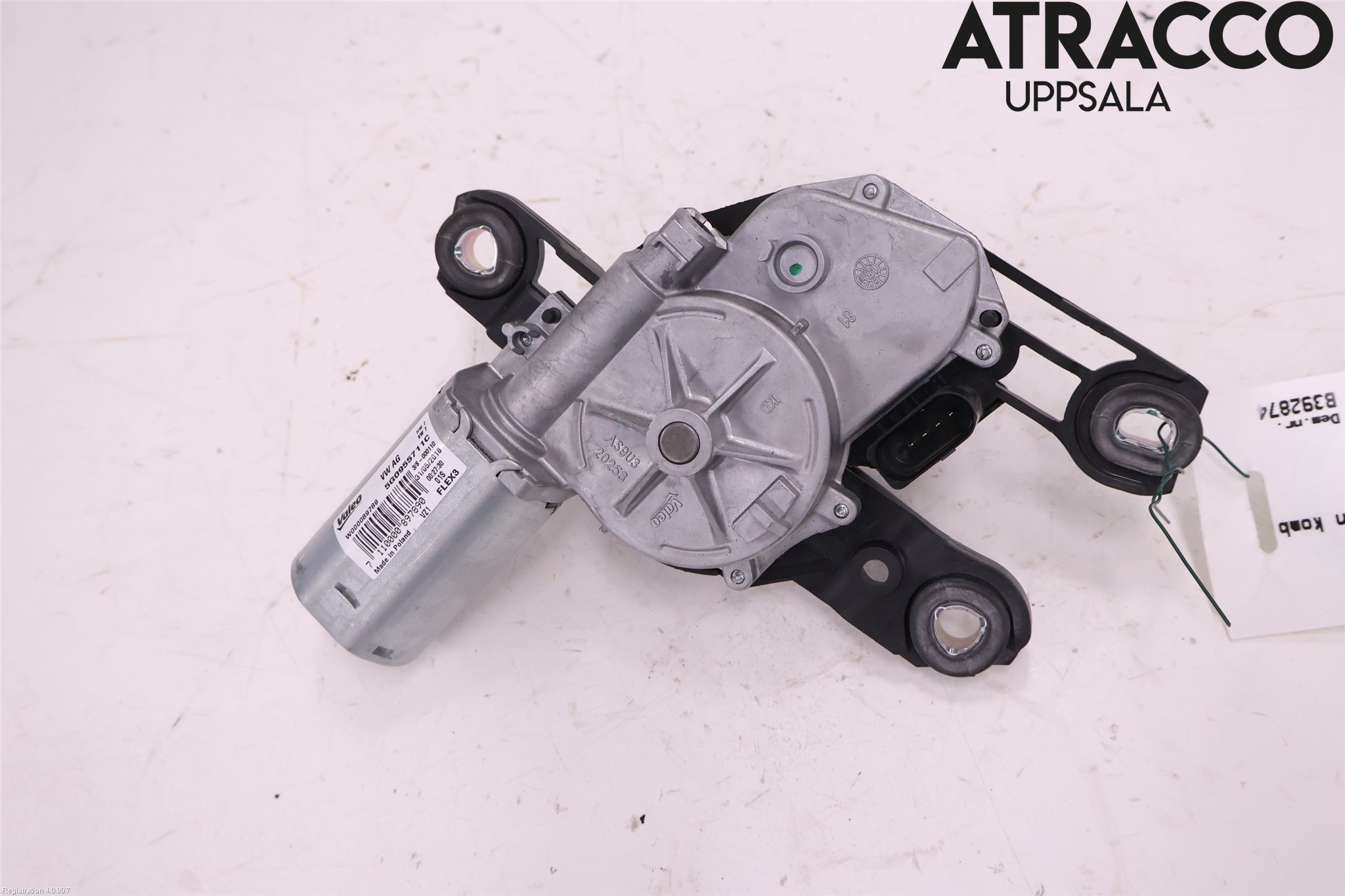 Volkswagen VW PASSAT 15-19 Torkarmotor Baklucka