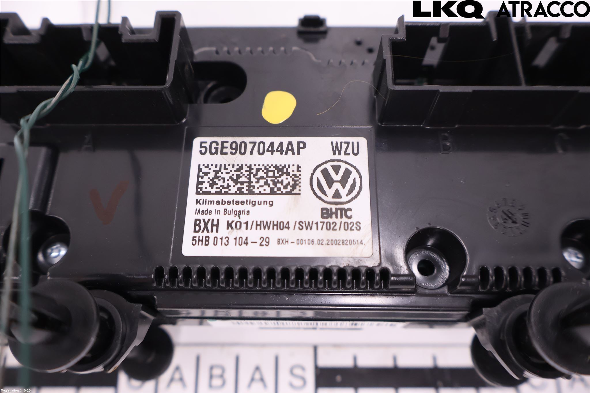 Volkswagen VW GOLF / E-GOLF VII 13-20 Ac Styrenhet Ac Manöveren