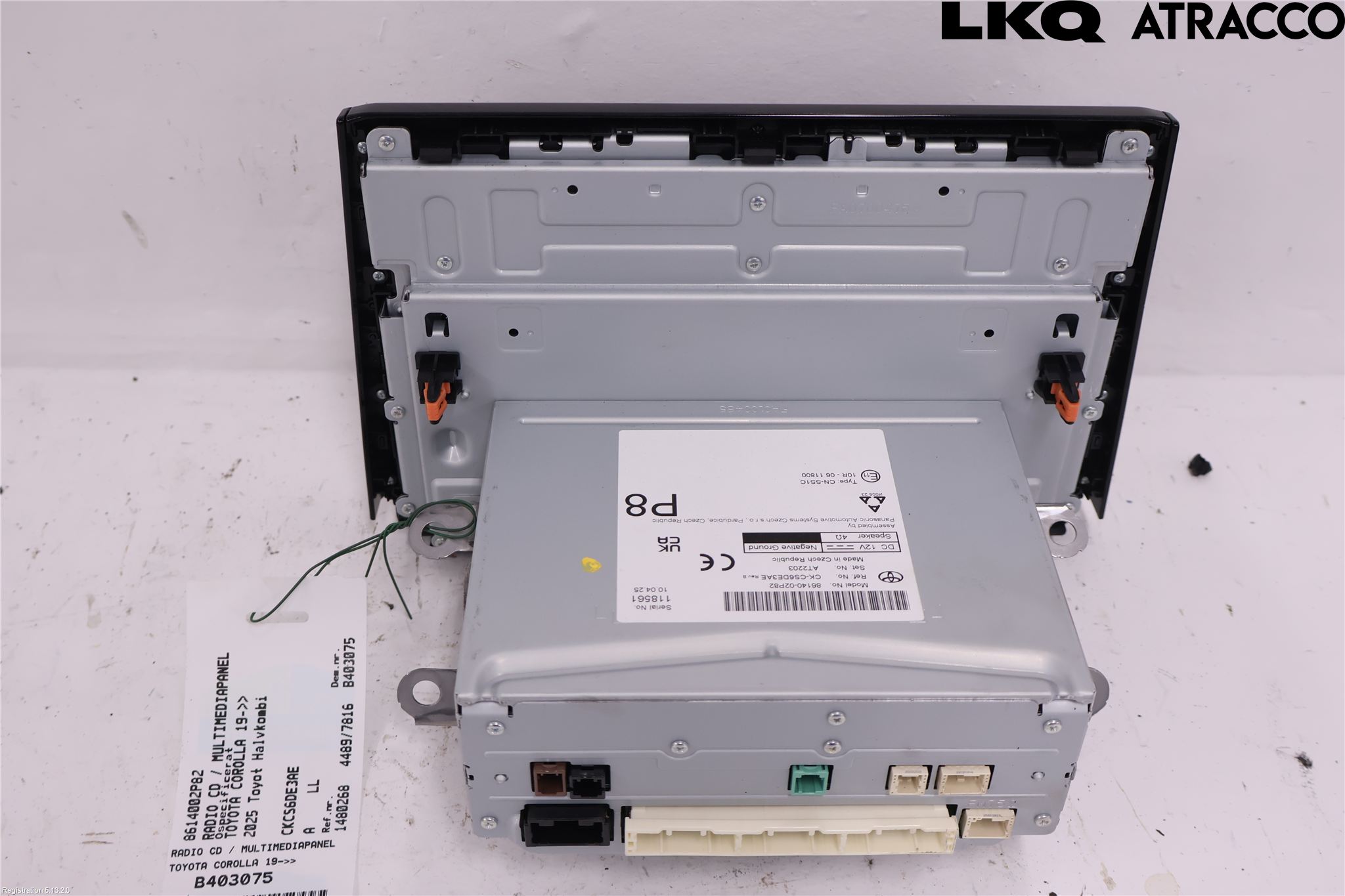 Toyota COROLLA 19- Cd Radio - Multimediapanel