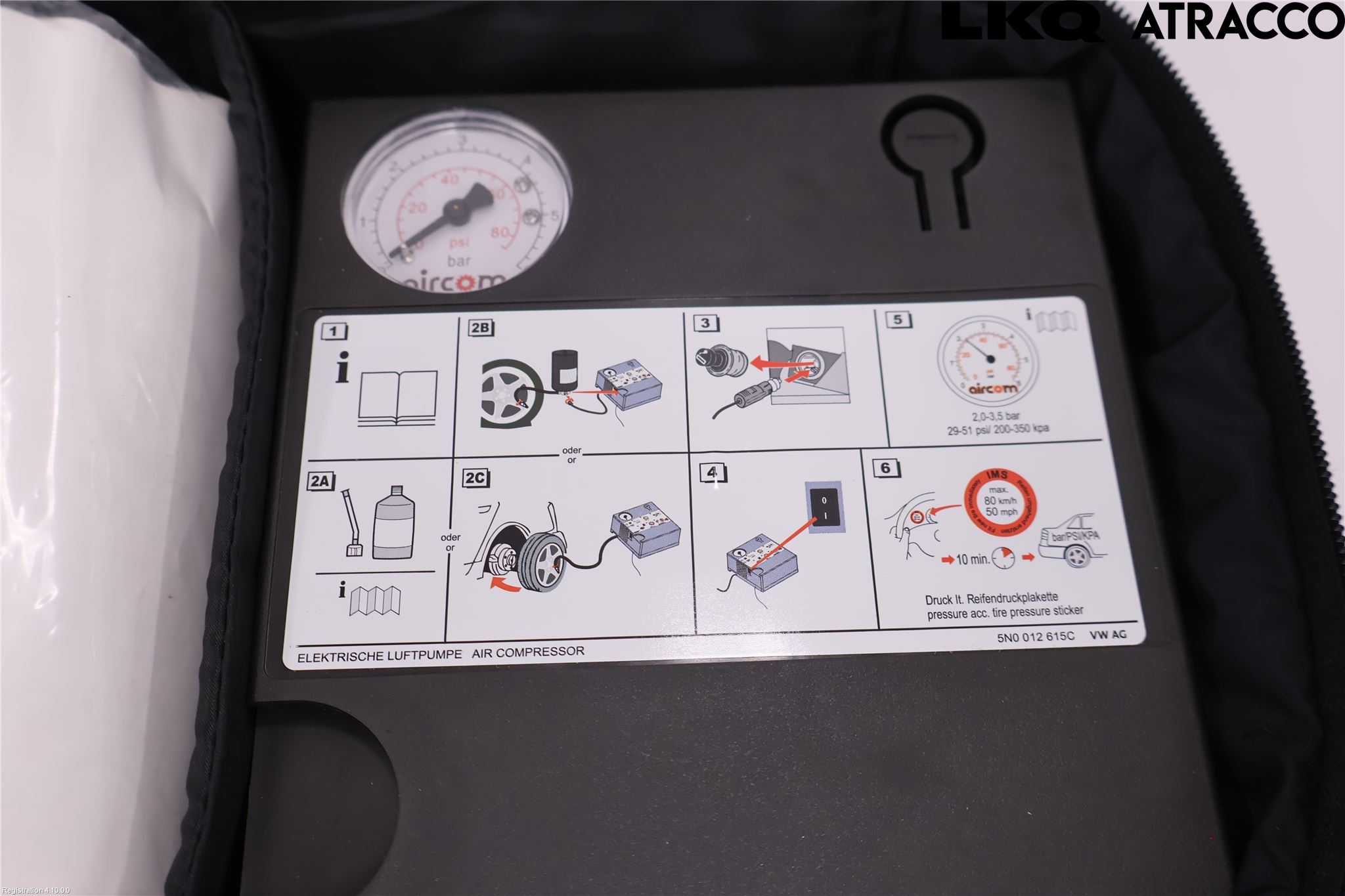 Volkswagen VW CADDY 16-20 Kompressor Däck