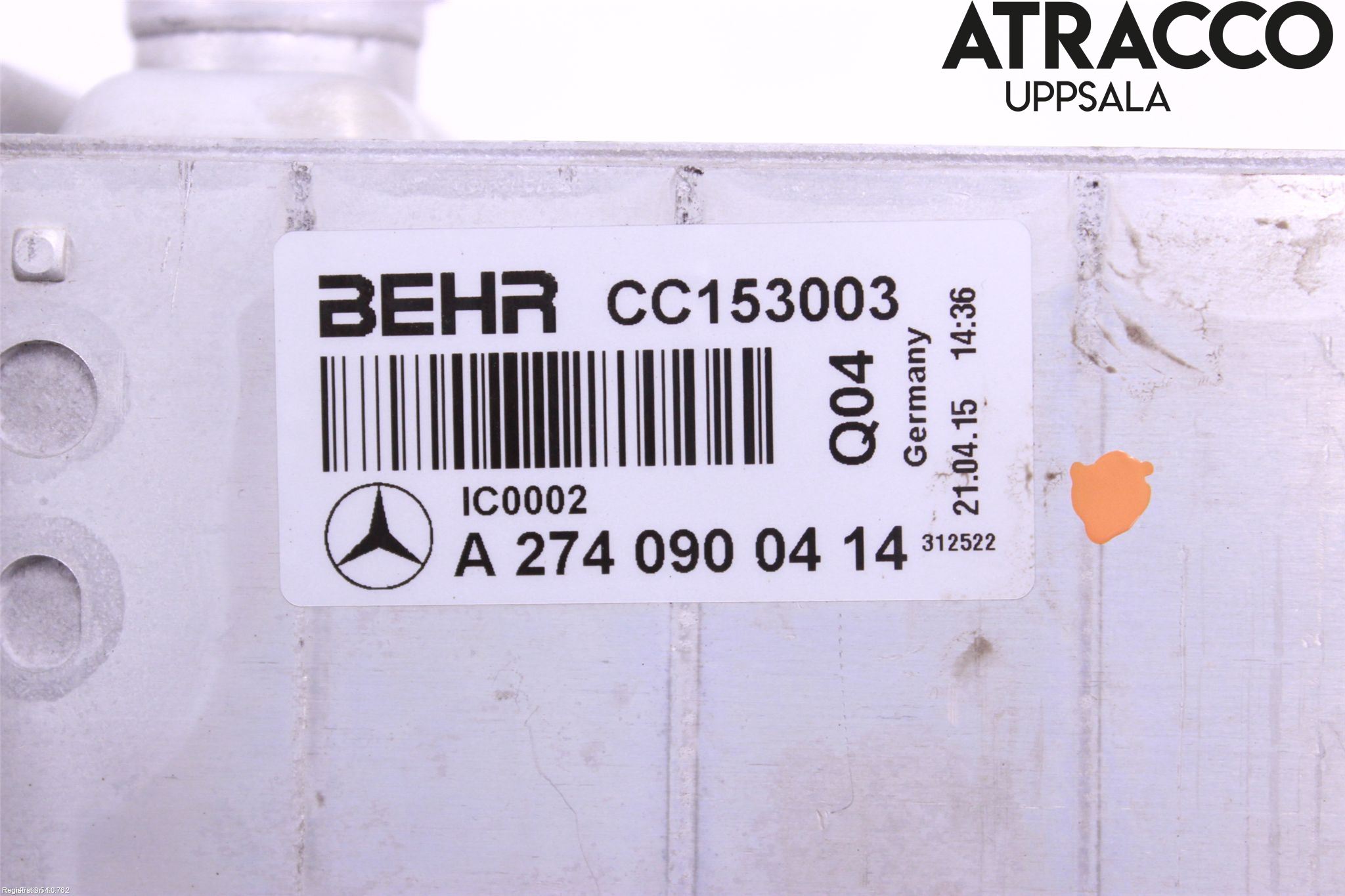 Mercedes-Benz MB C-KLASS (W205) 14-21 Laddluft-Intercooler Kyl