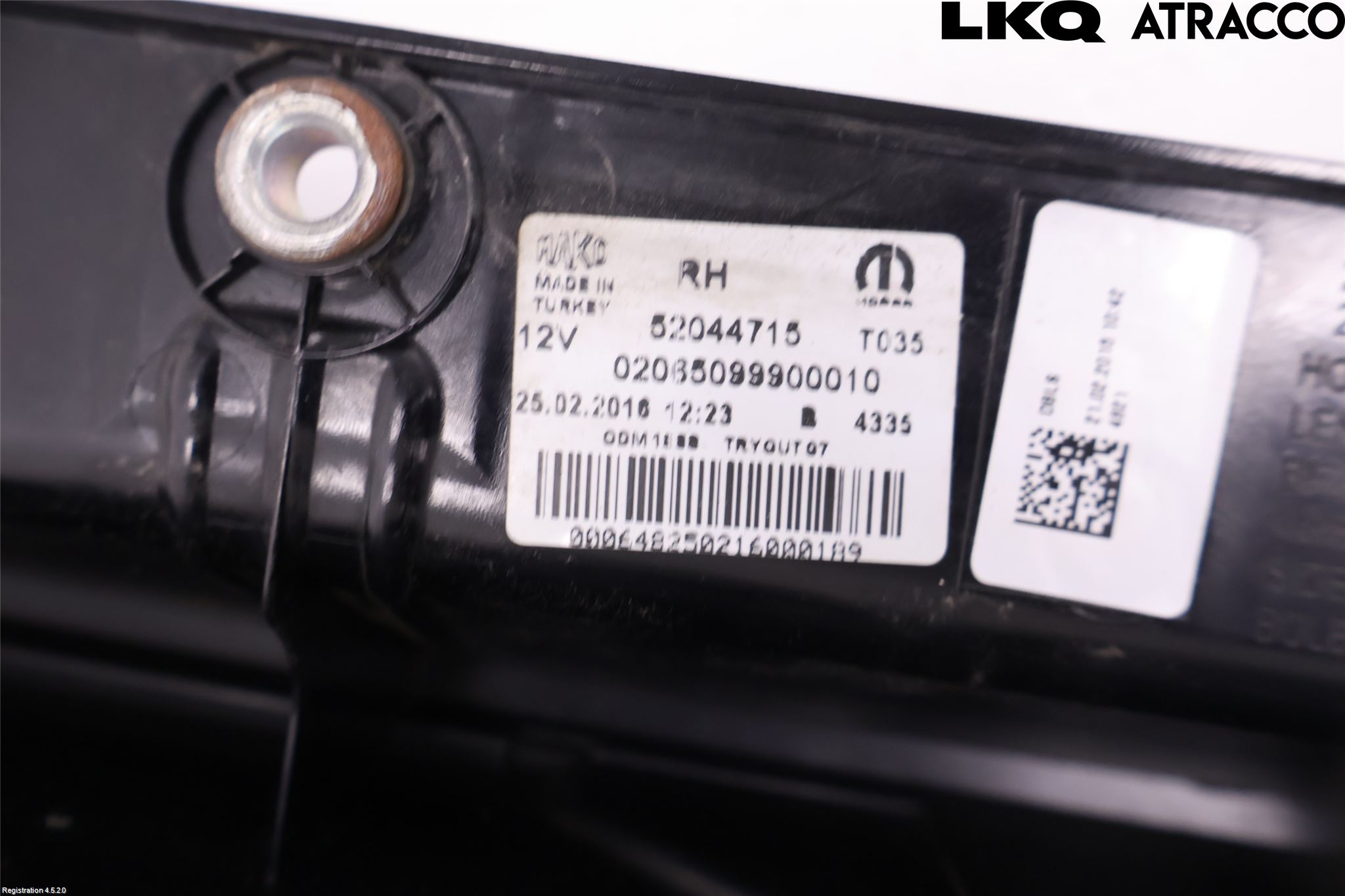 Fiat DOBLO CARGO Bakljus Höger