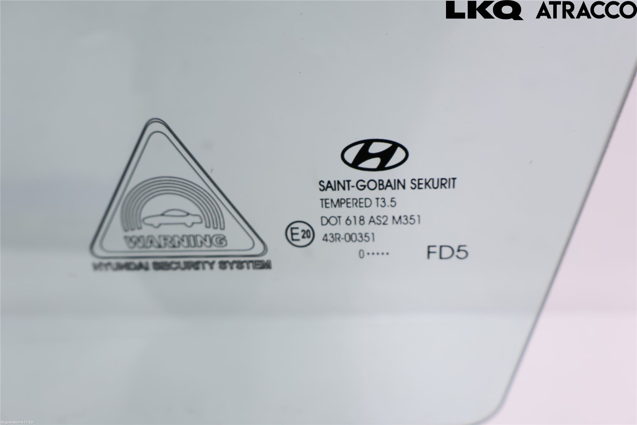 Hyundai i30 FD 07-12 Dörruta Fram Vänster