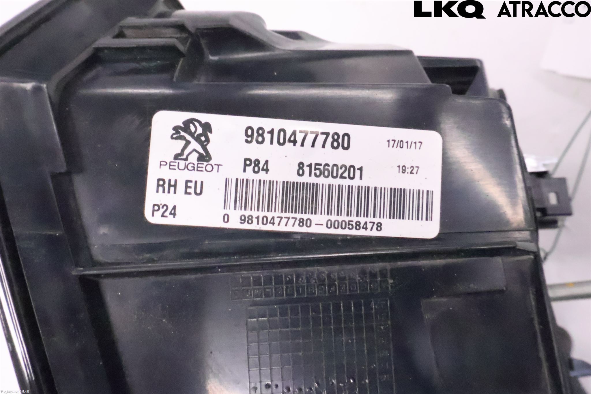 Peugeot 3008 17-24 Bakljus Lucka Hö