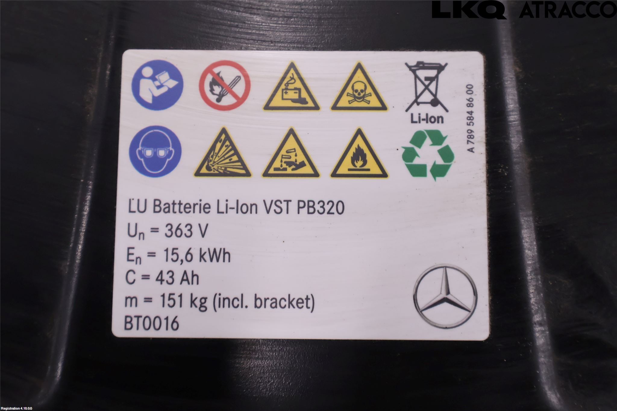 Mercedes-Benz MB A-KLASS (W177) 18- Batteri Högspänning