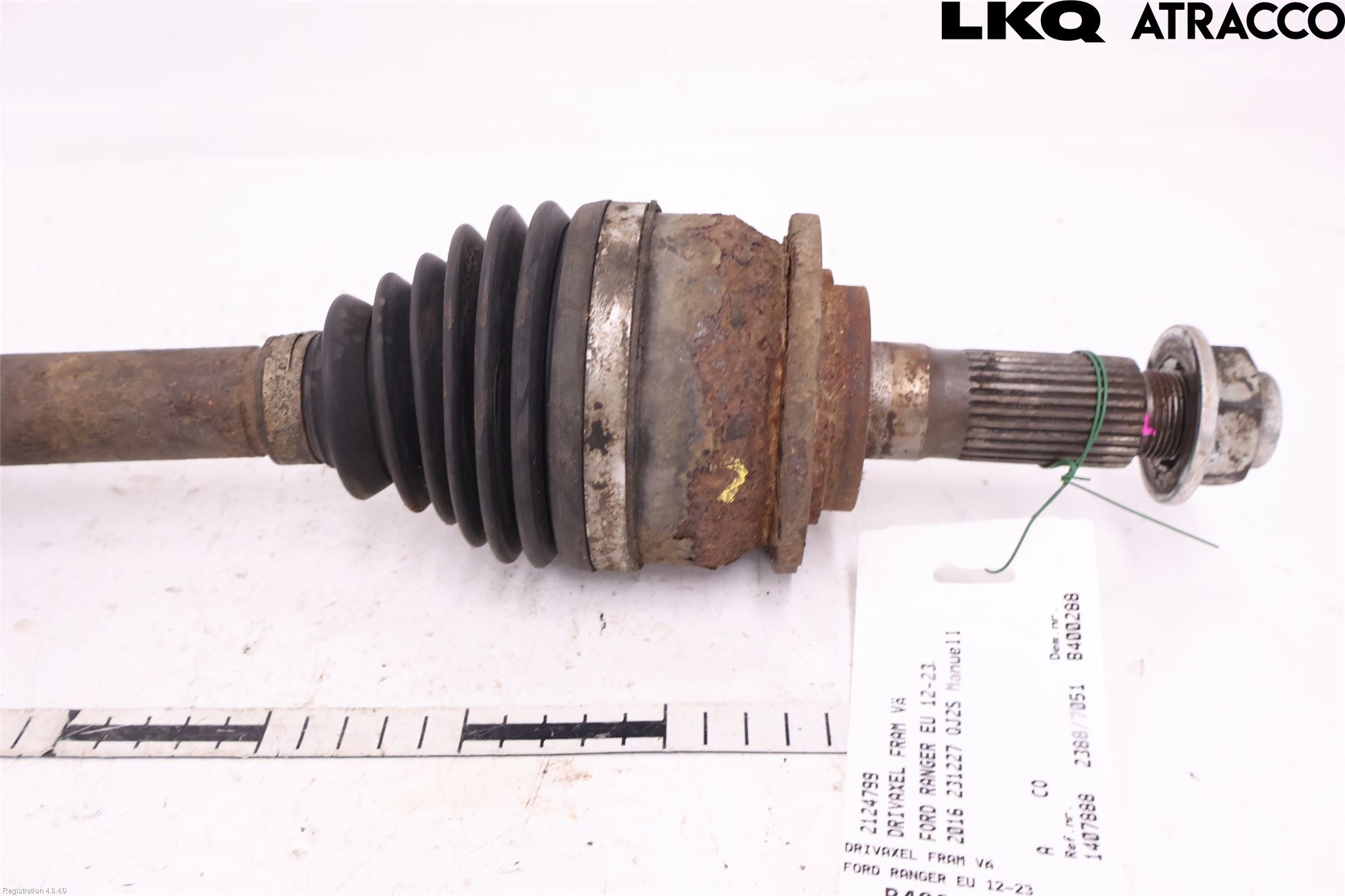 Ford RANGER EU 12-23 Drivaxel Fram Vänster