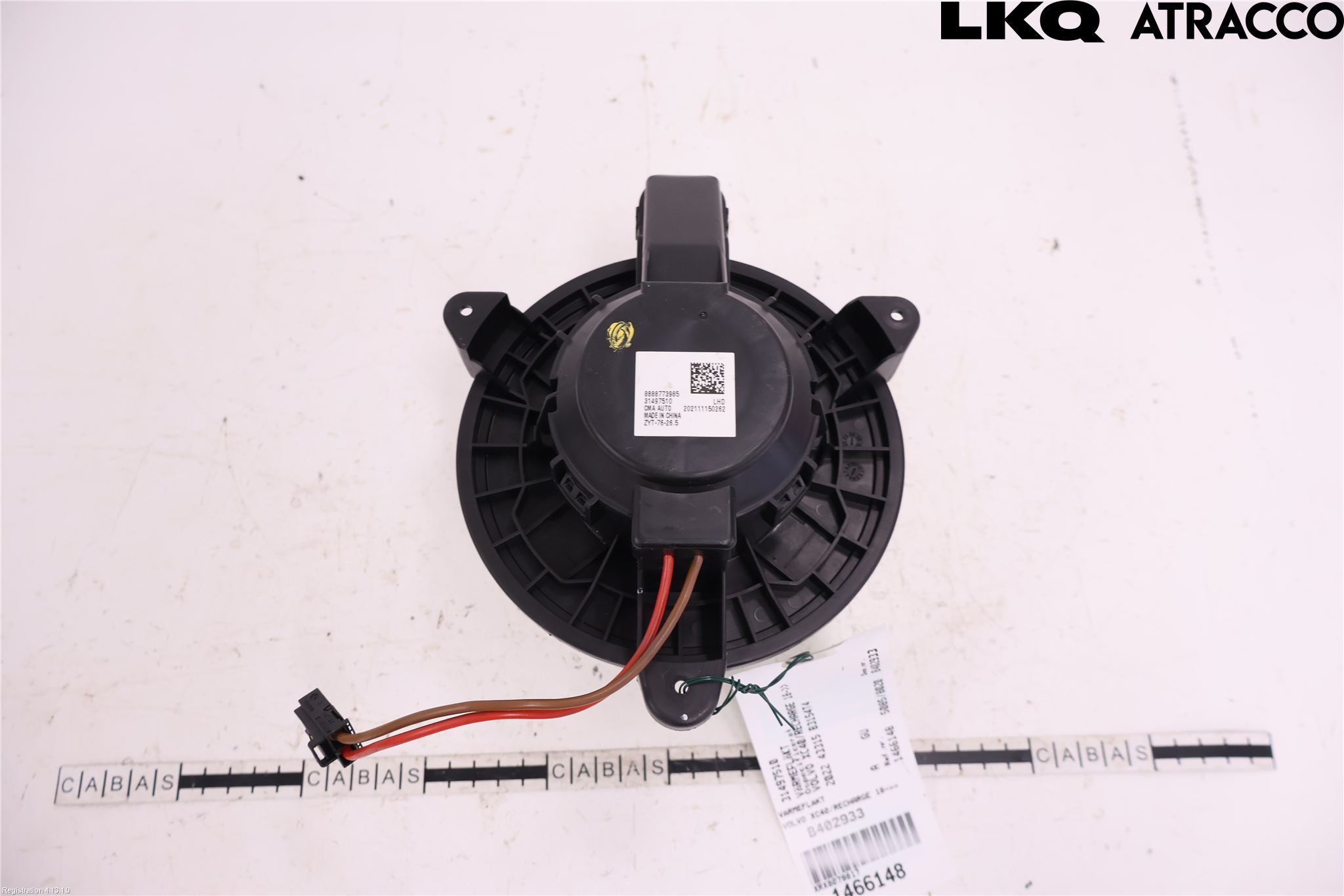 Volvo XC40/RECHARGE 18- Värmefläkt