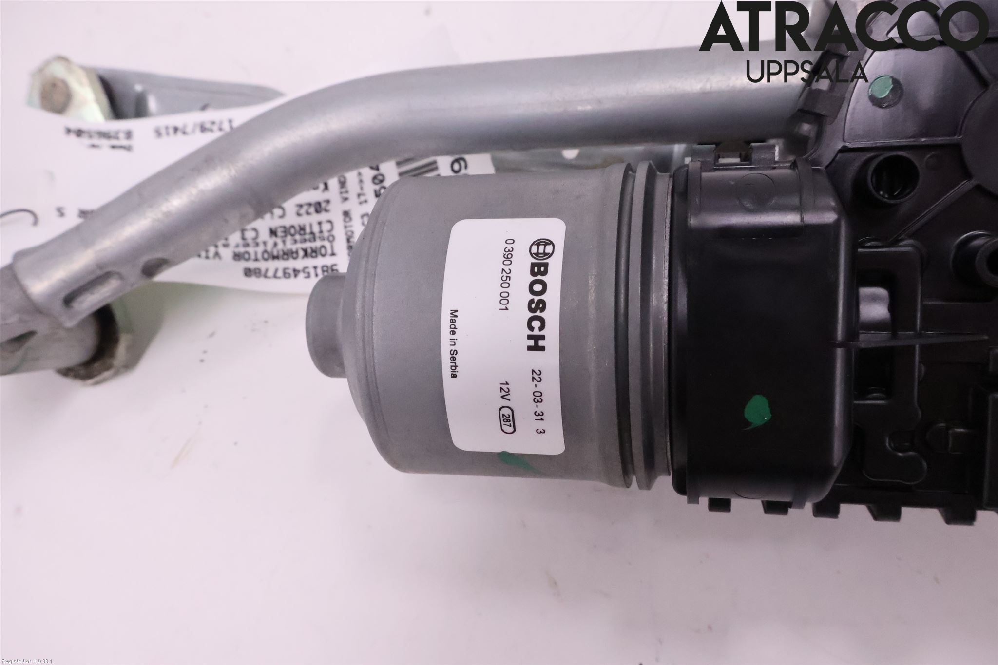 Citroen COTROEN C3 17-24 Torkarmotor Vindruta