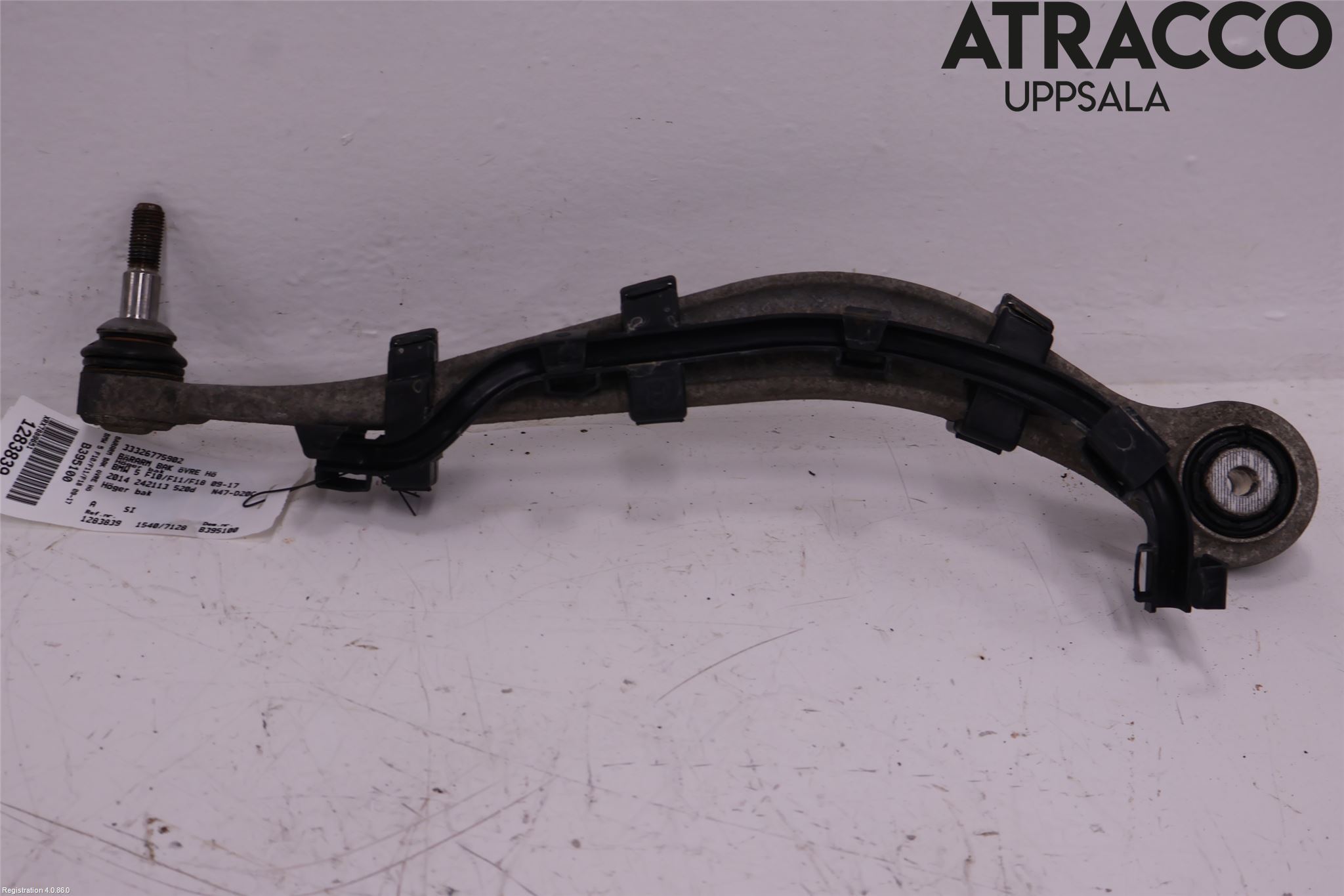 BMW 5 F10/F11/F18 09-17 Bärarm Bak Övre Höger
