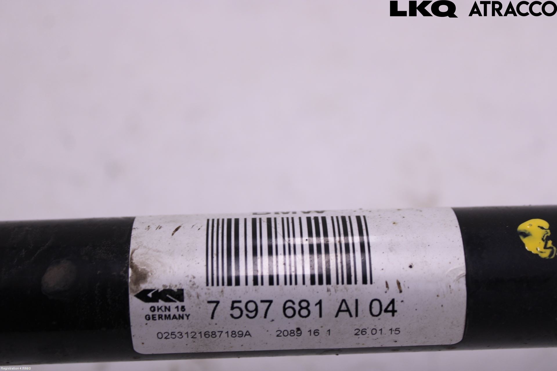 BMW 1 F20/F21 11-19 Drivaxel Bak Vänster