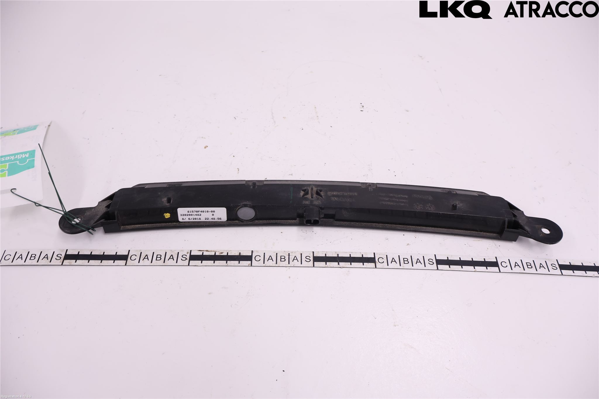 Toyota C-HR 16-23 Bromsljus Bakruta