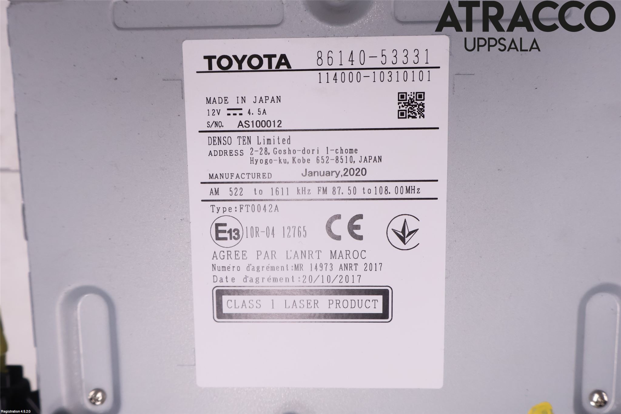 Lexus IS 250/350 14-20 Cd Radio - Multimediapanel