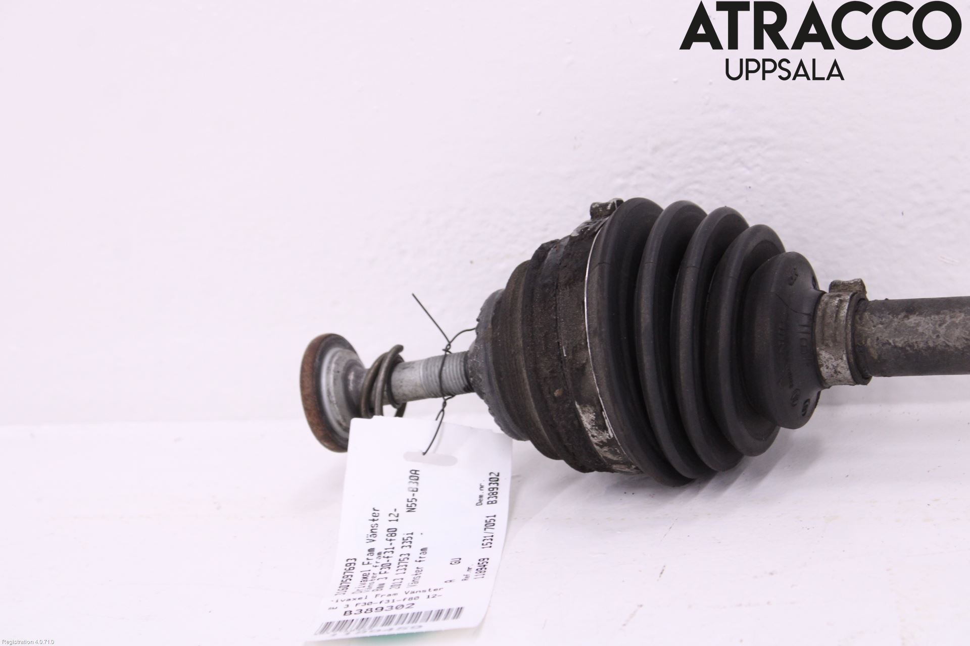 BMW 3 F30/F31/F80 12-19 Drivaxel Fram Vänster