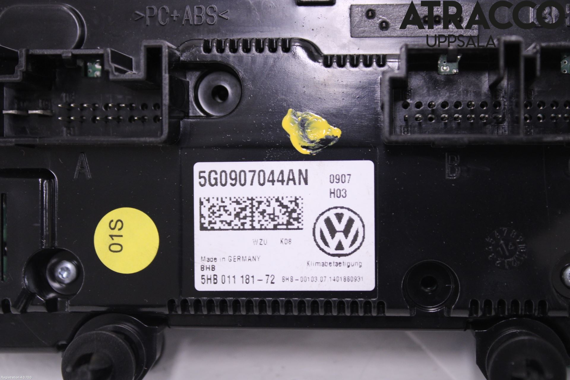 Volkswagen VW GOLF / E-GOLF VII 13-20 Ac Styrenhet Ac Manöveren